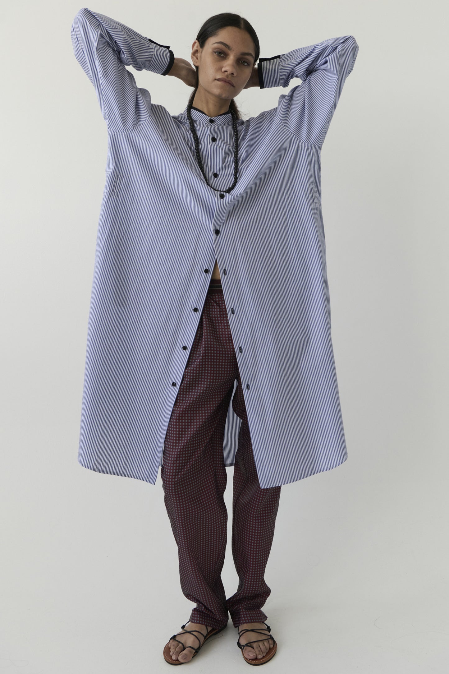 BELTED SHIRTDRESS