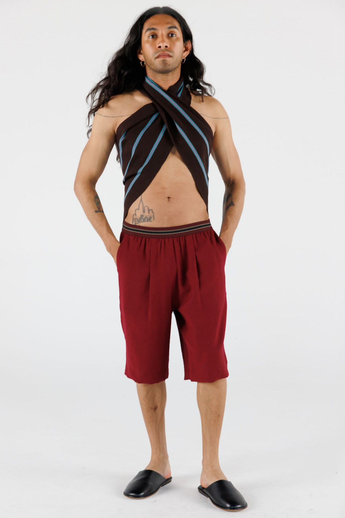Handloom Scarf Top