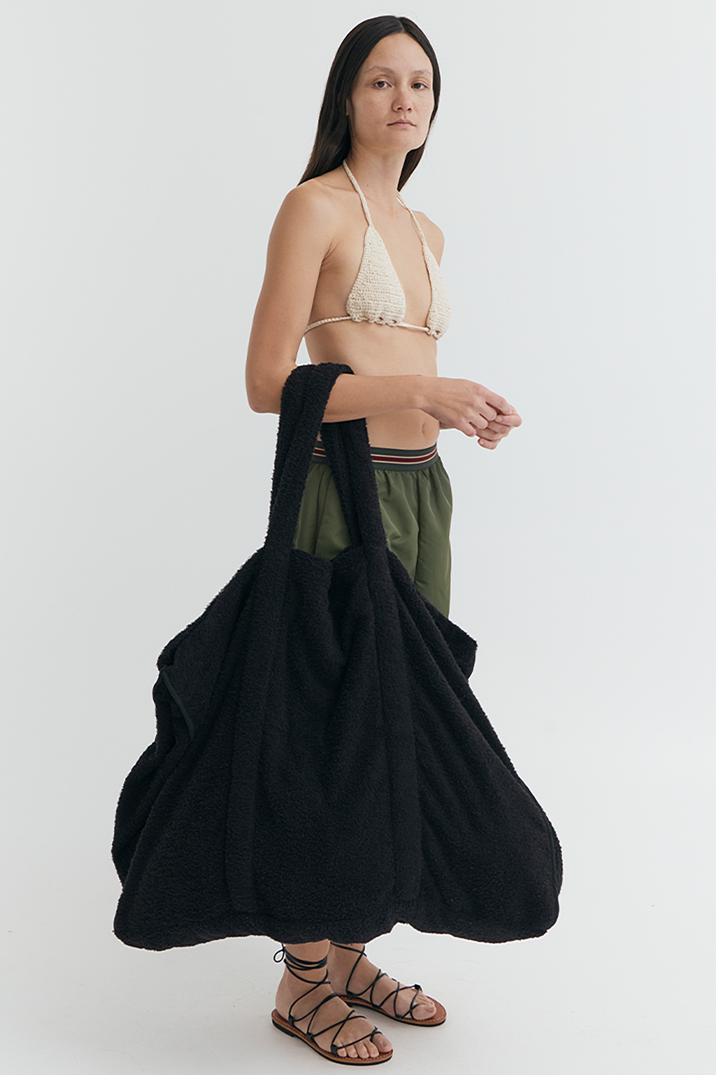 OVERSIZED TERRY TOTE