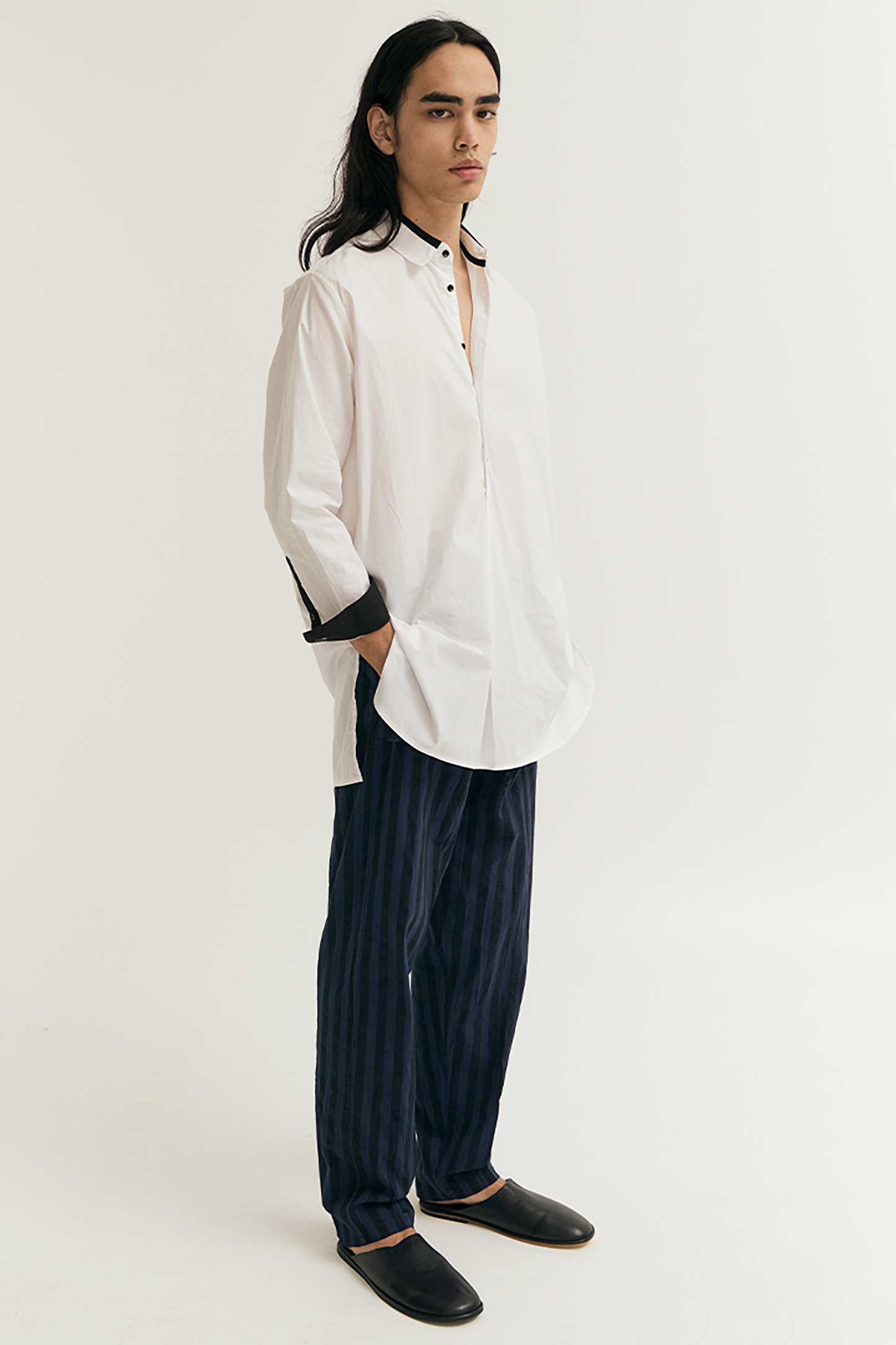 COLLARED TUNIC SHIRT