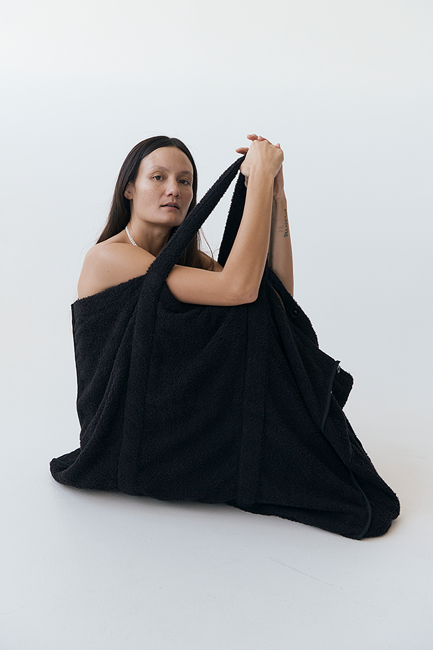 OVERSIZED TERRY TOTE