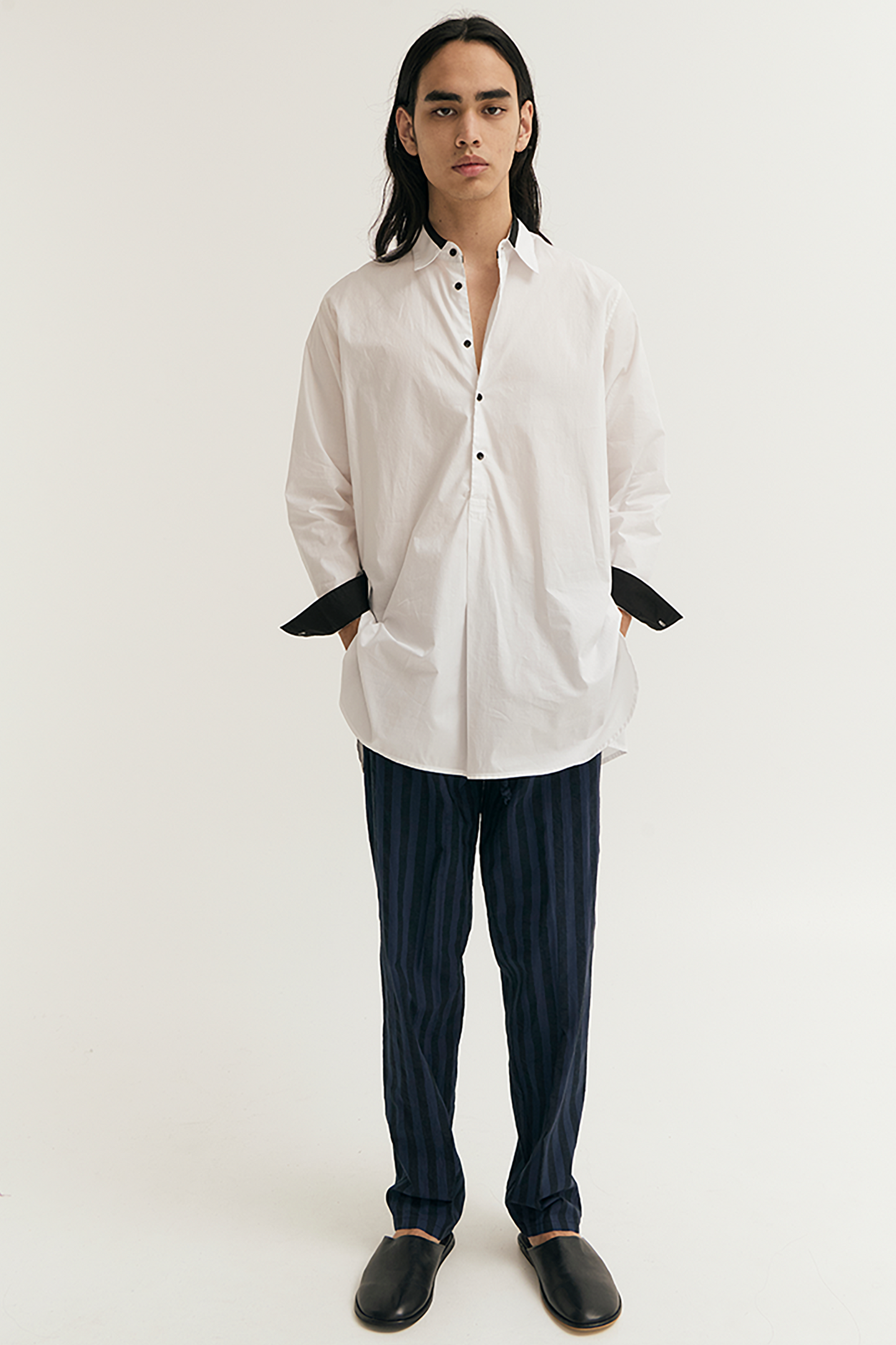 COLLARED TUNIC SHIRT