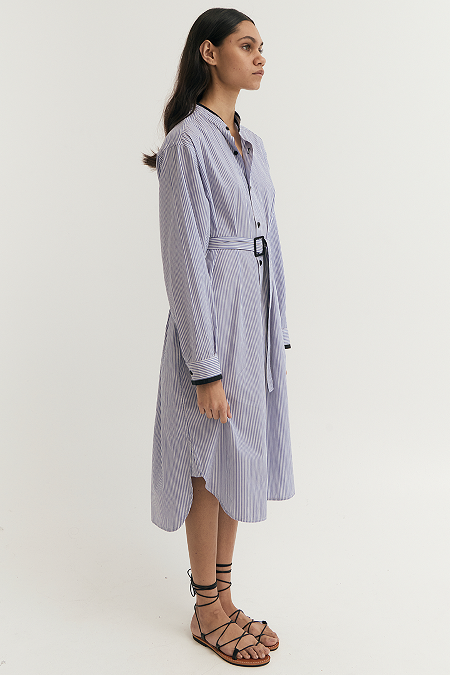 BELTED SHIRTDRESS