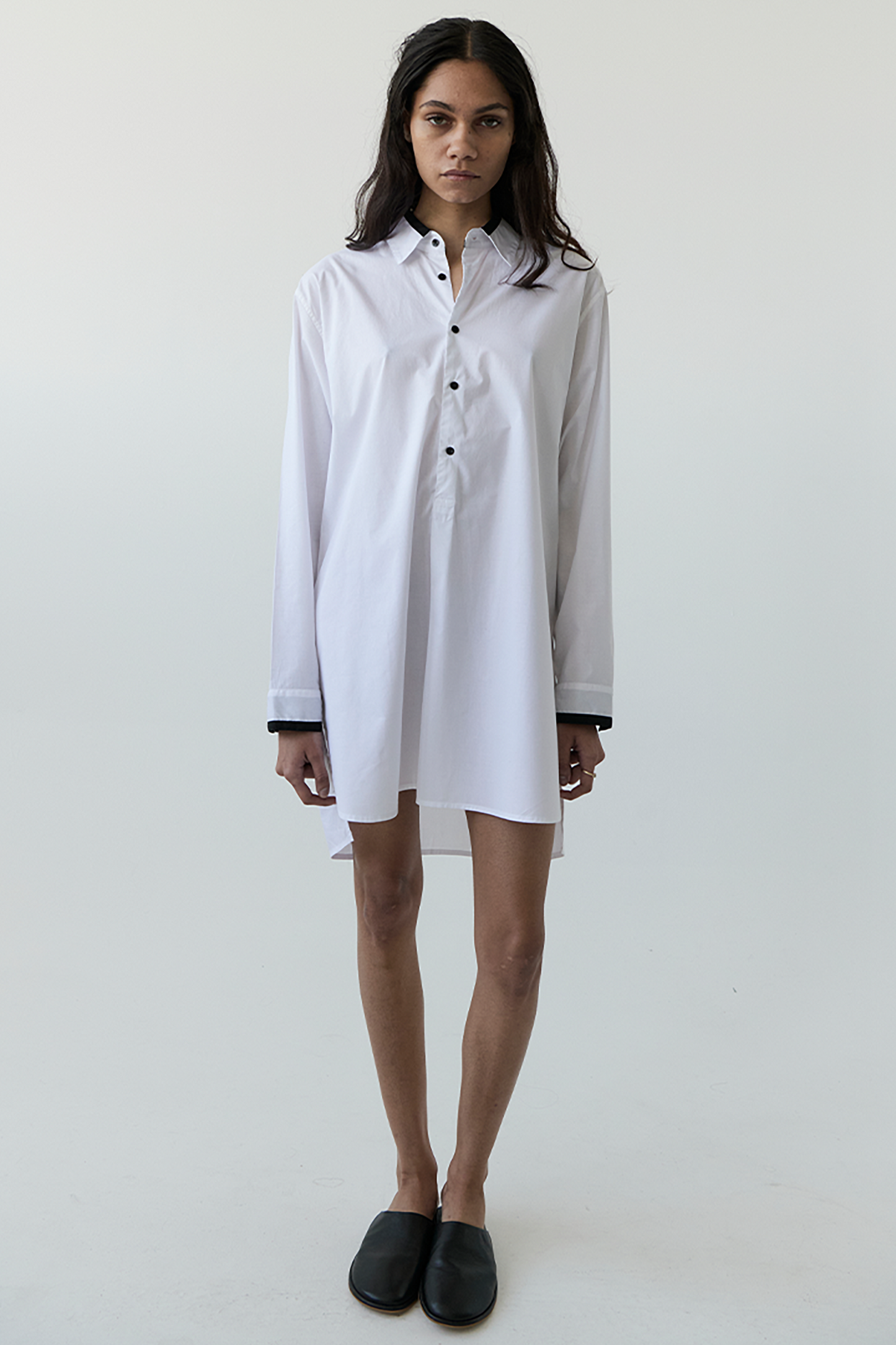 COLLARED TUNIC SHIRT