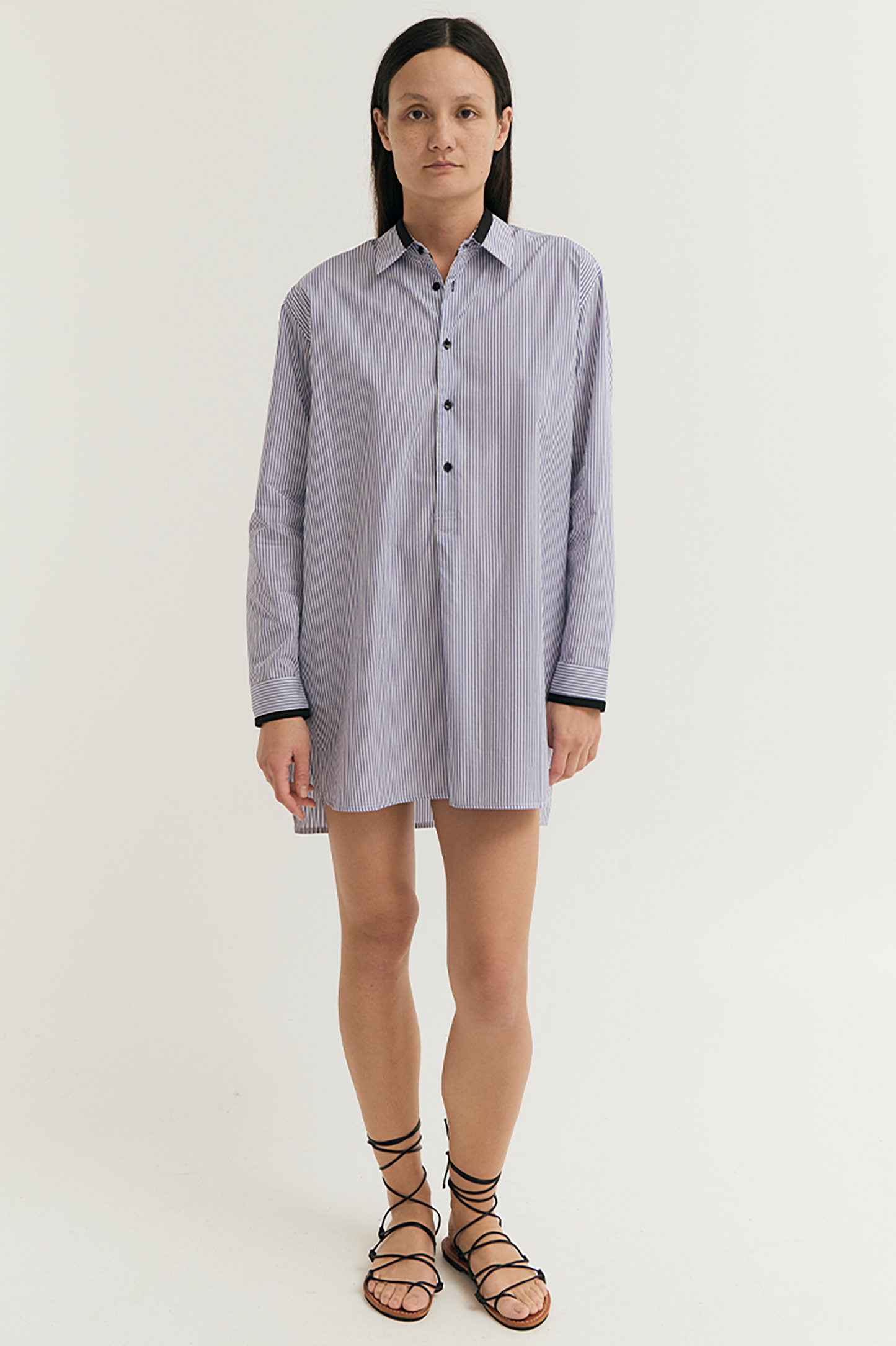 COLLARED TUNIC SHIRT