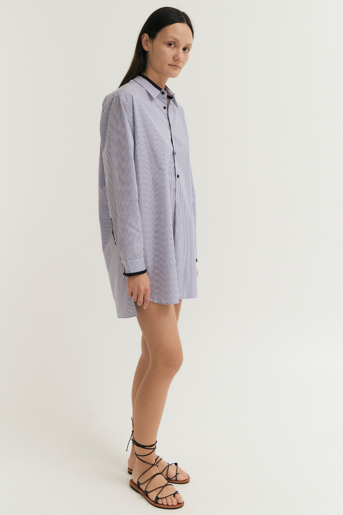COLLARED TUNIC SHIRT