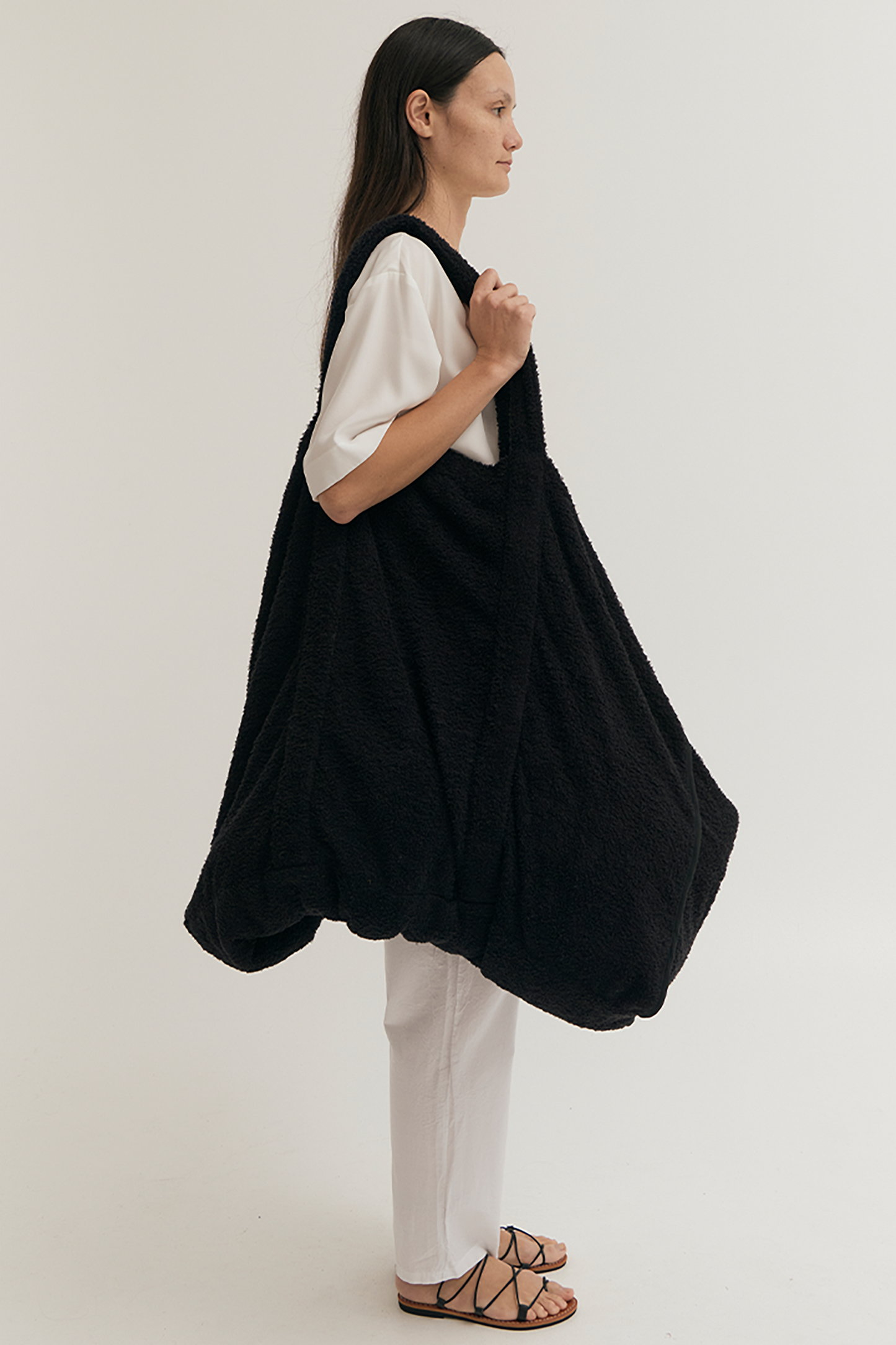 OVERSIZED TERRY TOTE