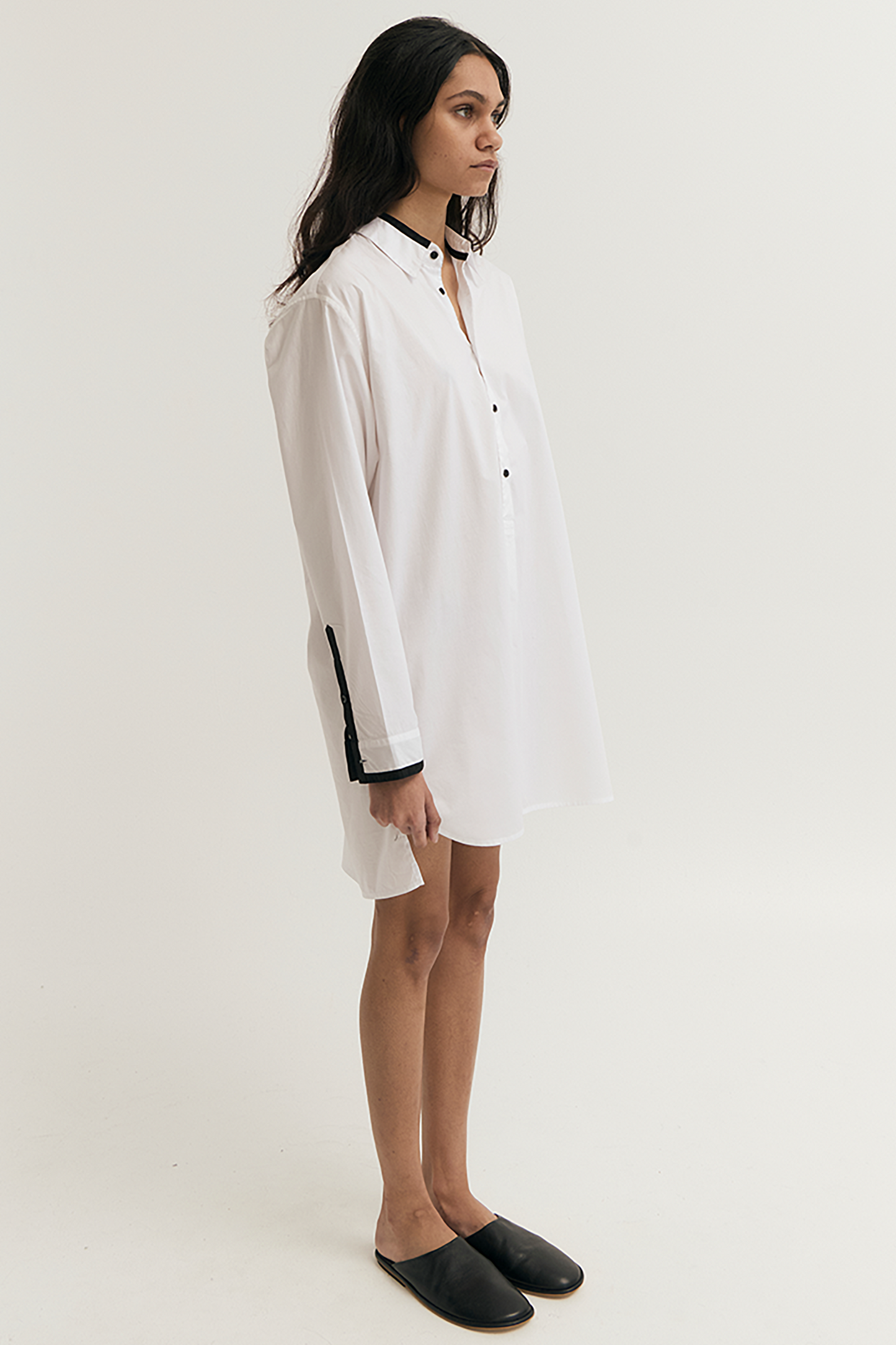 COLLARED TUNIC SHIRT