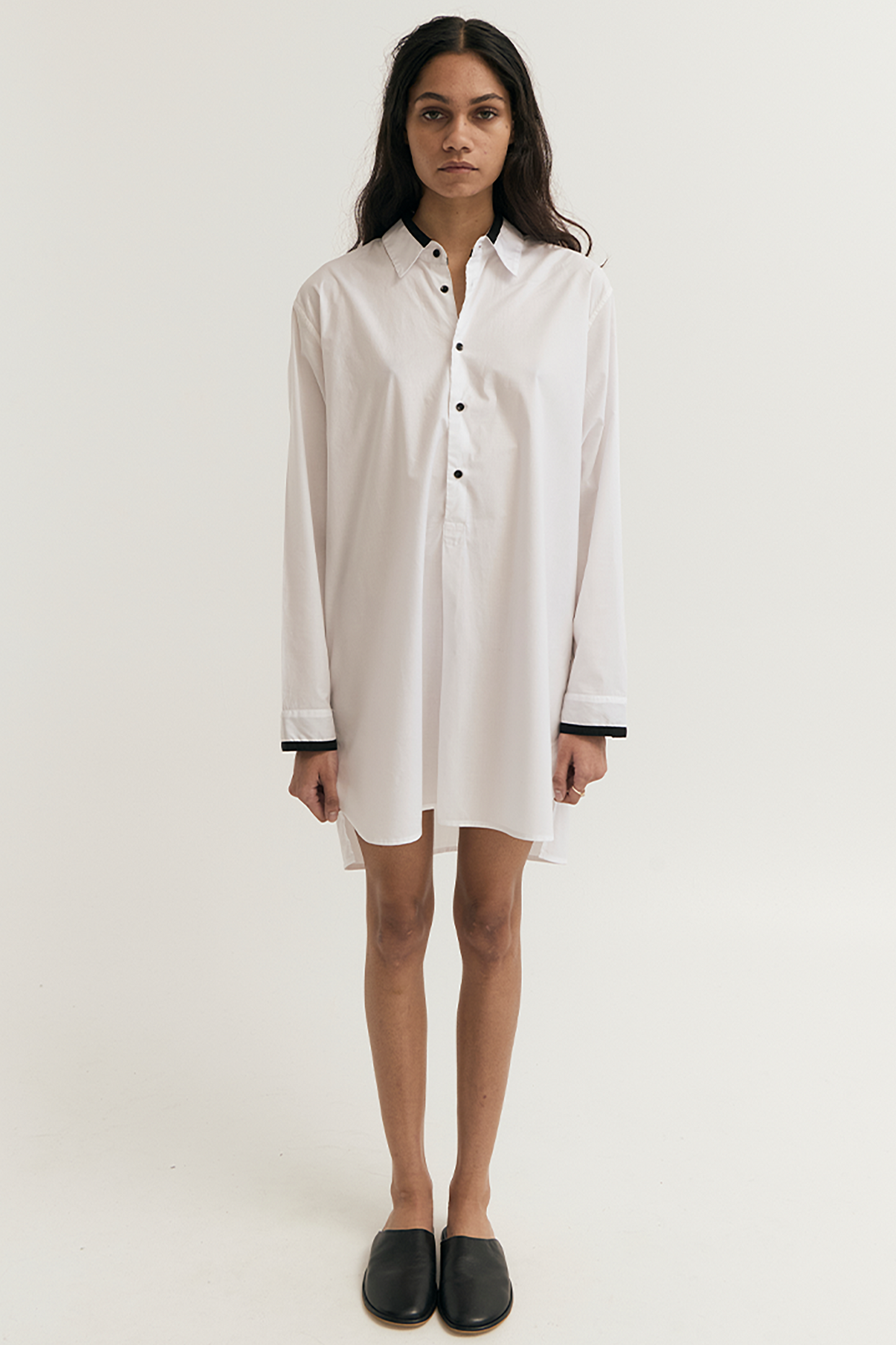 COLLARED TUNIC SHIRT