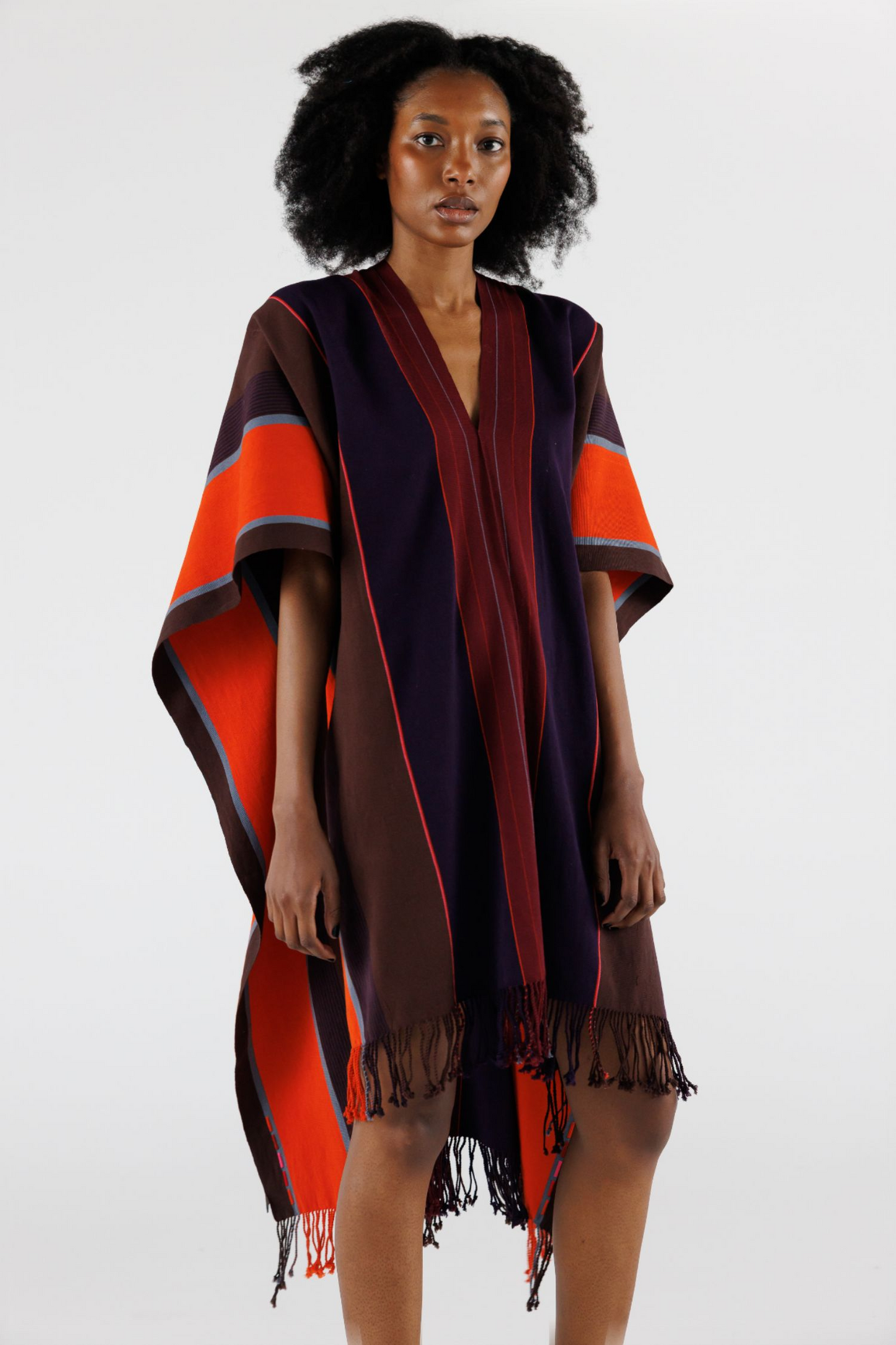 Handloom Poncho Dress