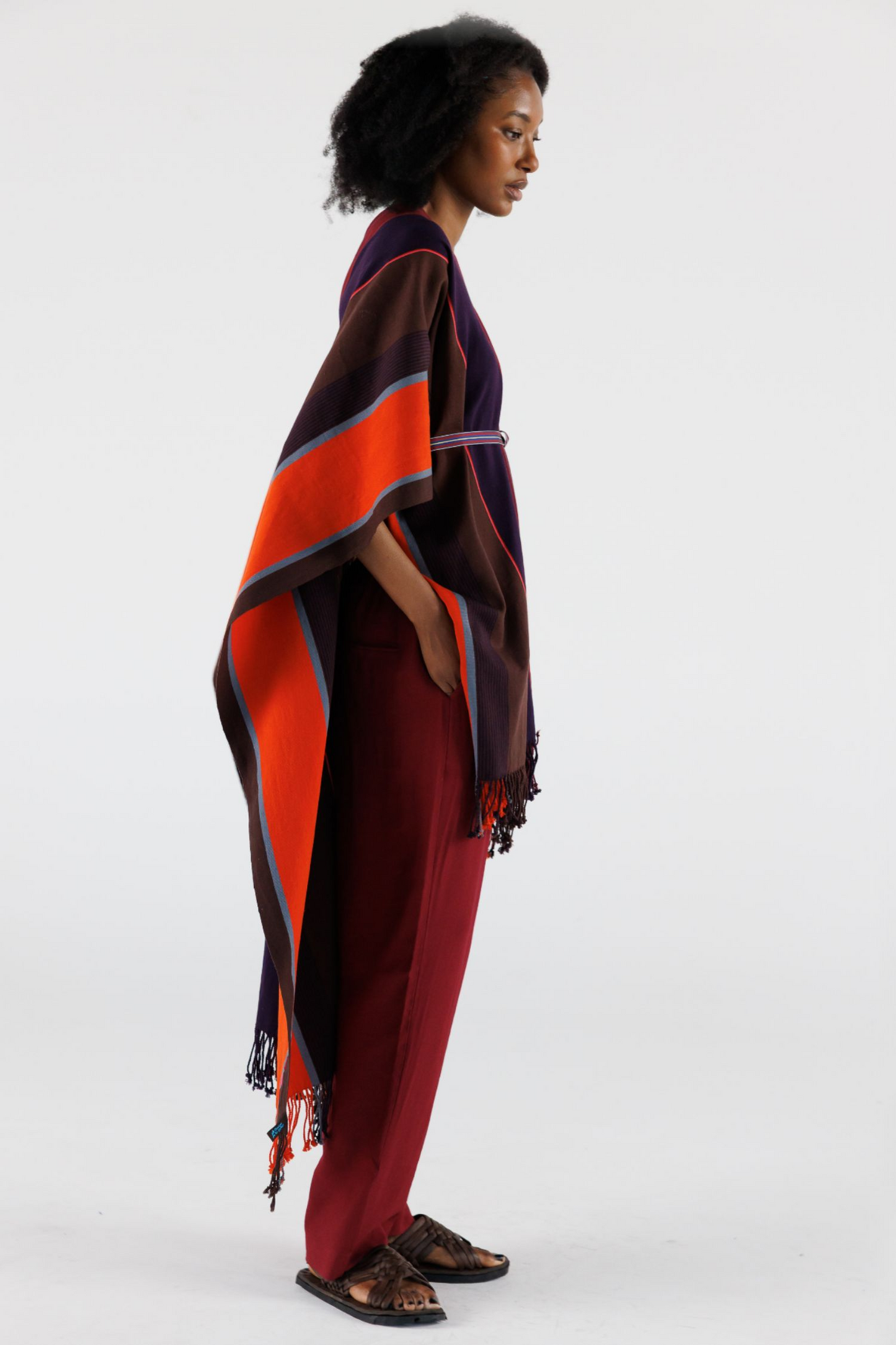 Handloom Poncho Dress
