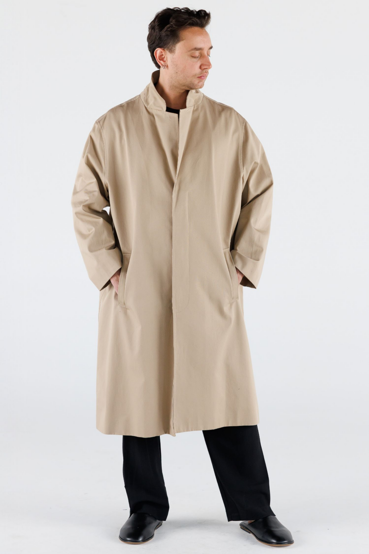 OVERSIZED COAT w 2 BELTS