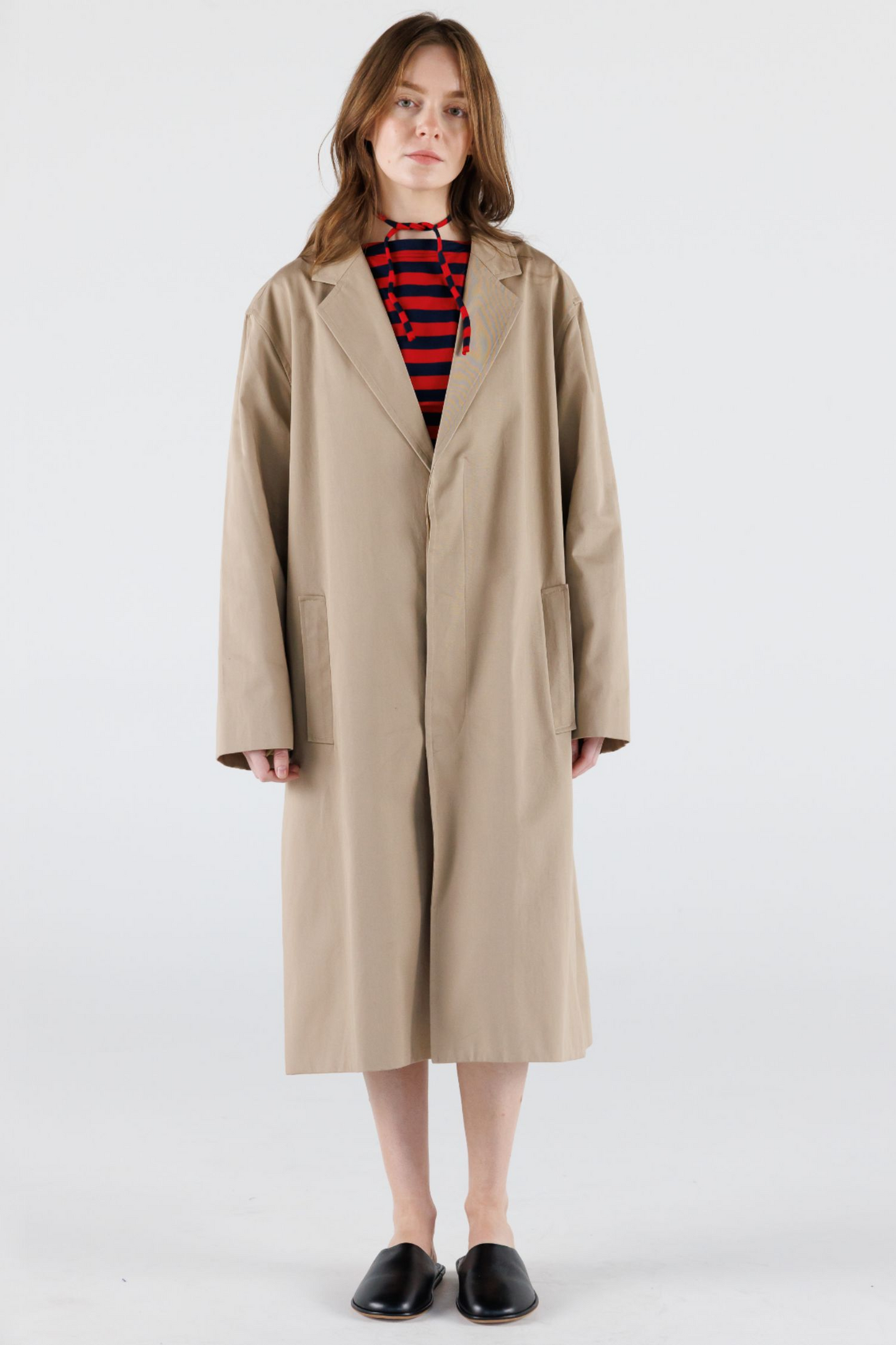 OVERSIZED COAT w 2 BELTS