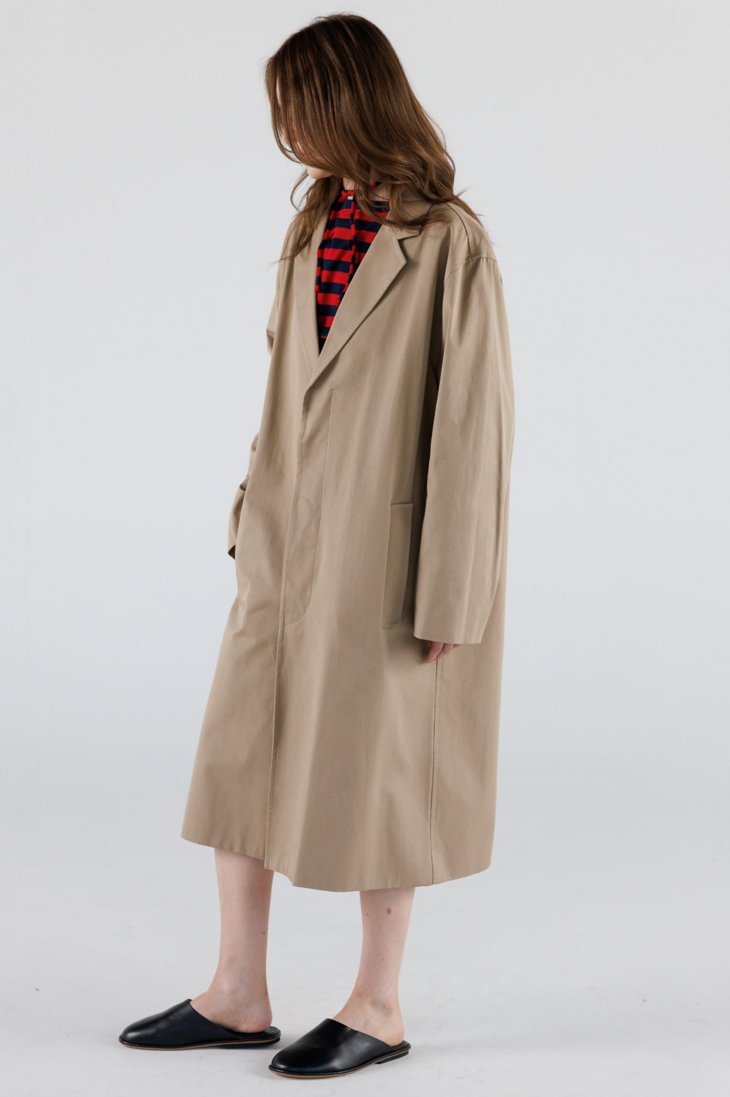OVERSIZED COAT w 2 BELTS