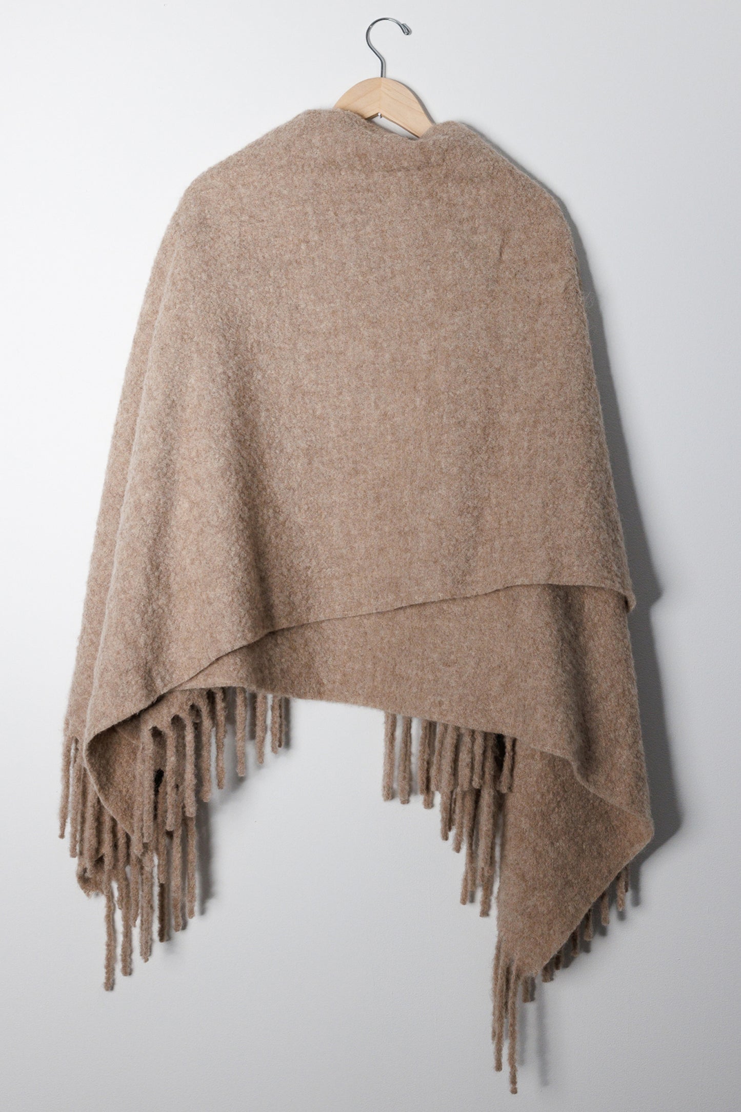 BOUCLE BRUSHED SHAWL