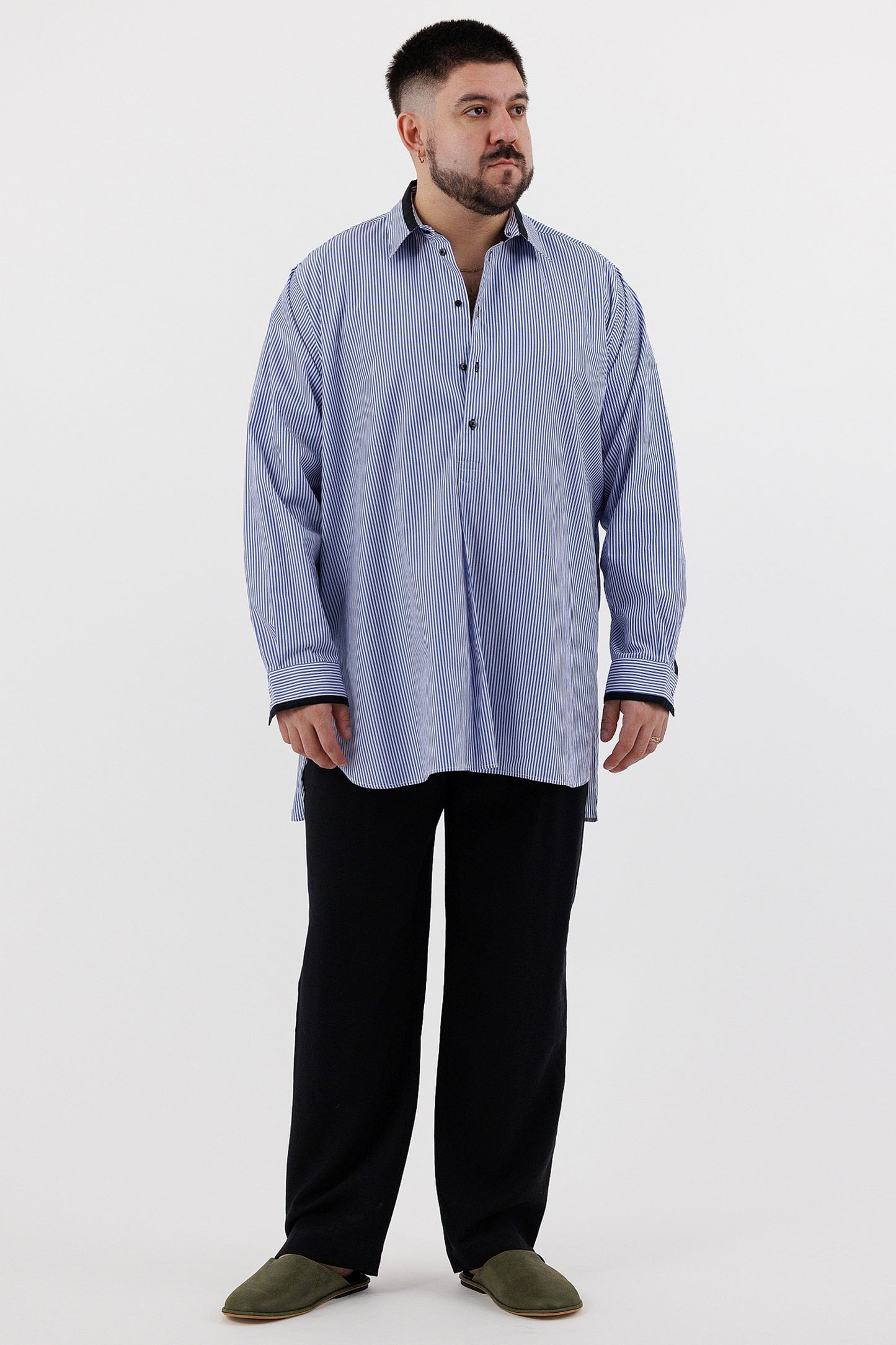 COLLARED TUNIC SHIRT