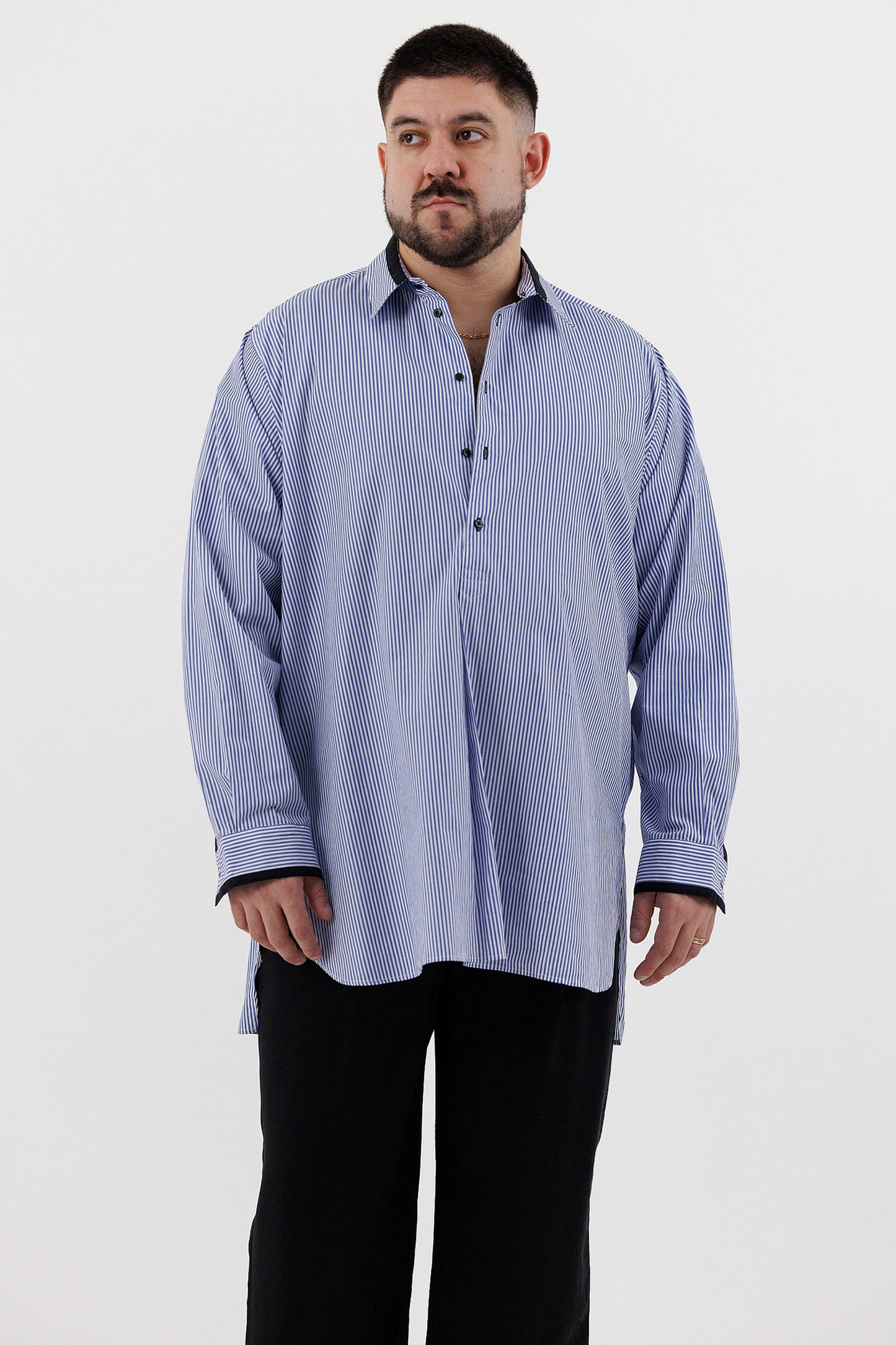 COLLARED TUNIC SHIRT