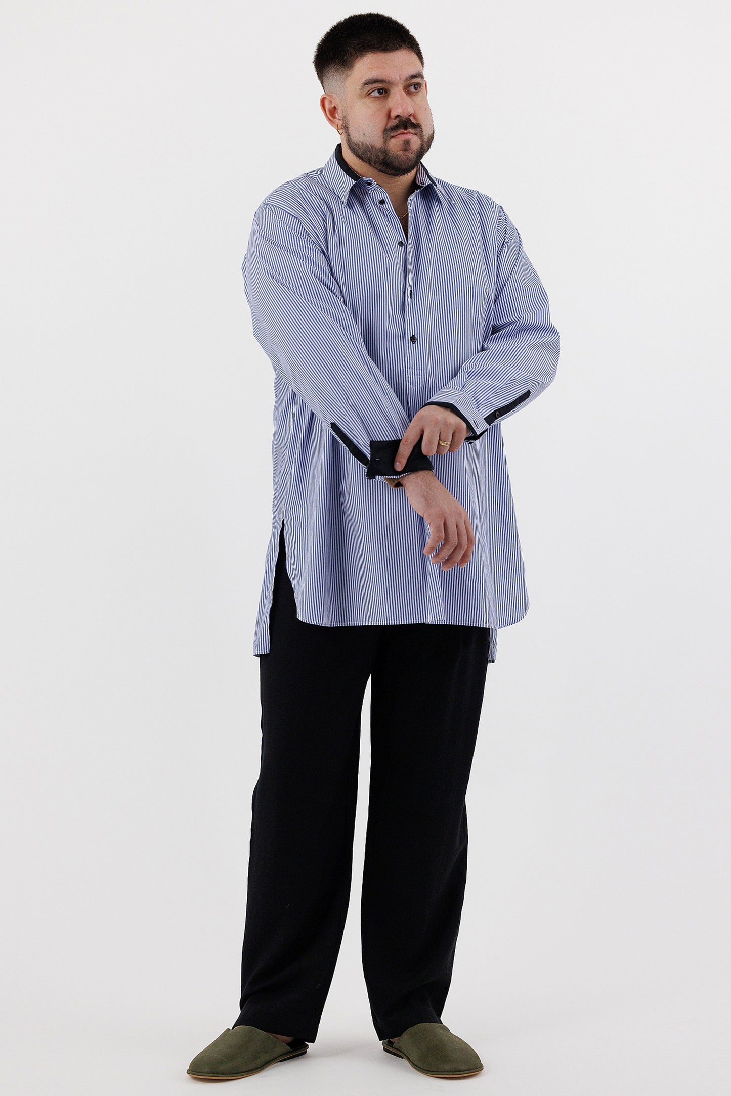 COLLARED TUNIC SHIRT