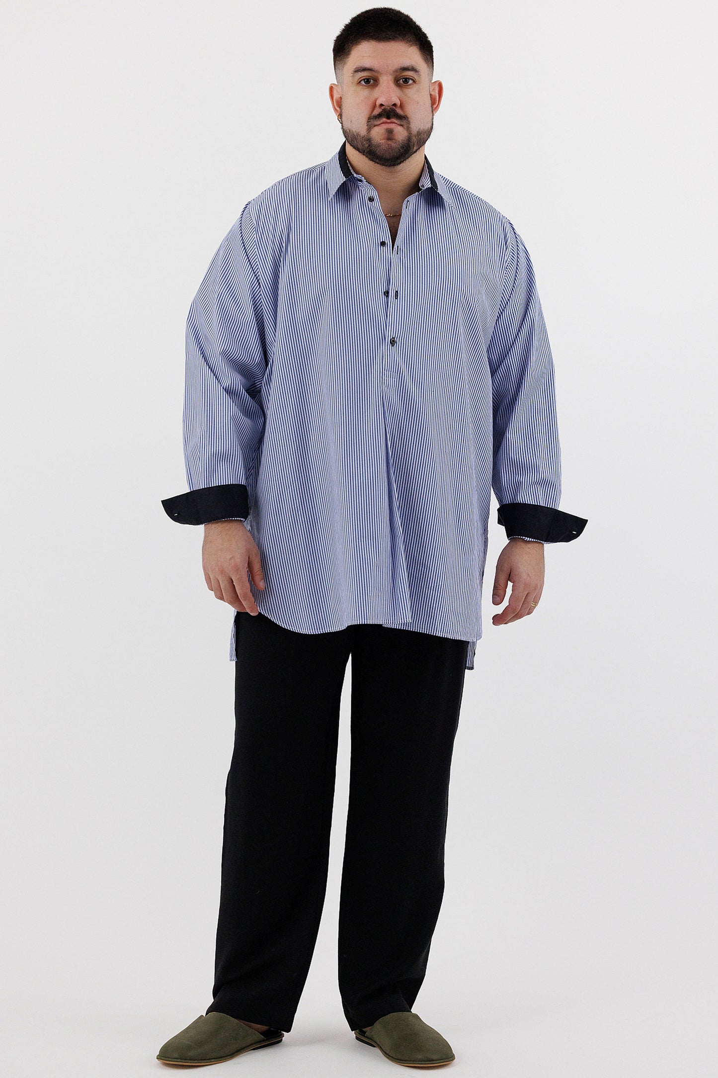 COLLARED TUNIC SHIRT