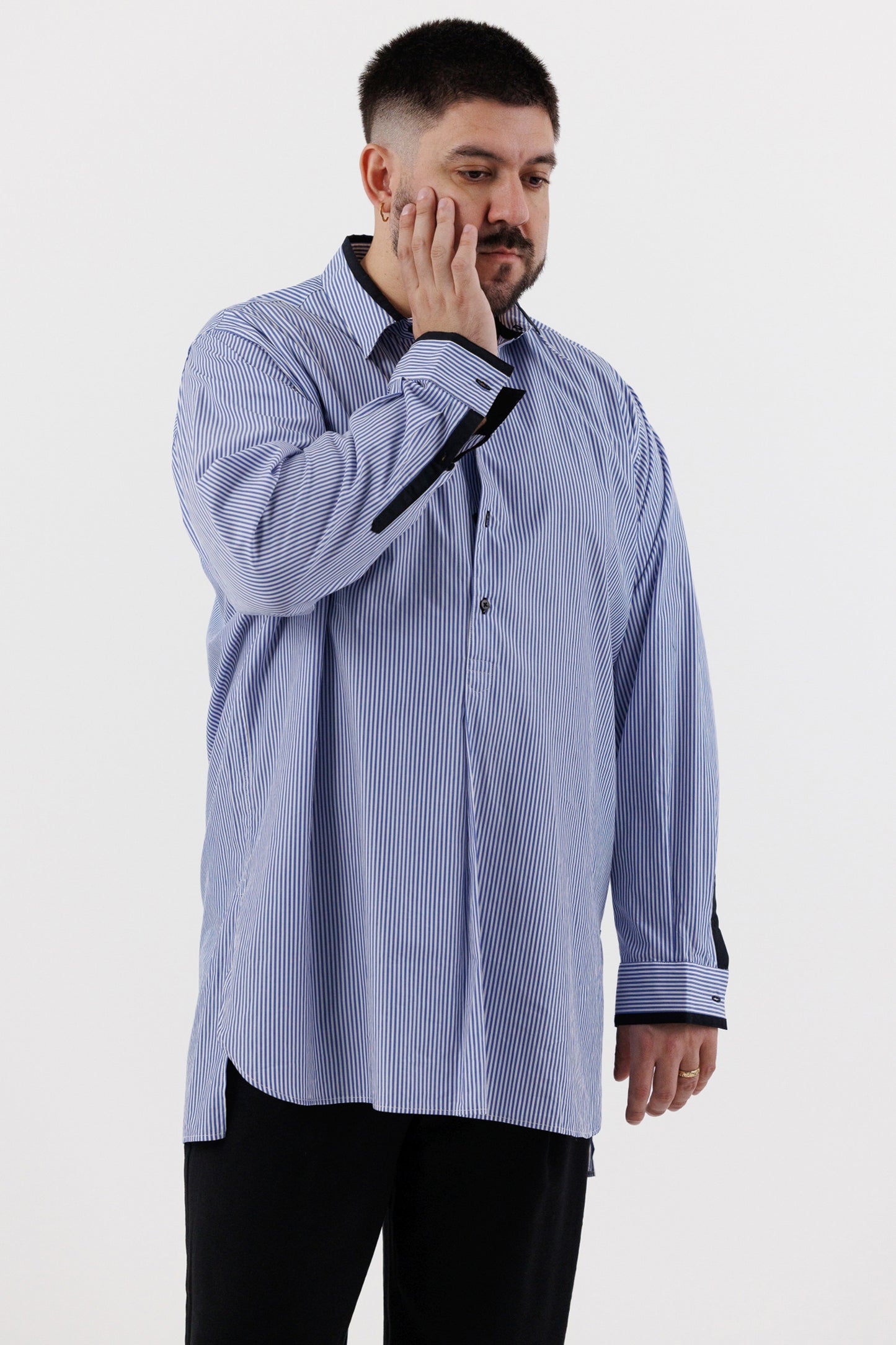 COLLARED TUNIC SHIRT