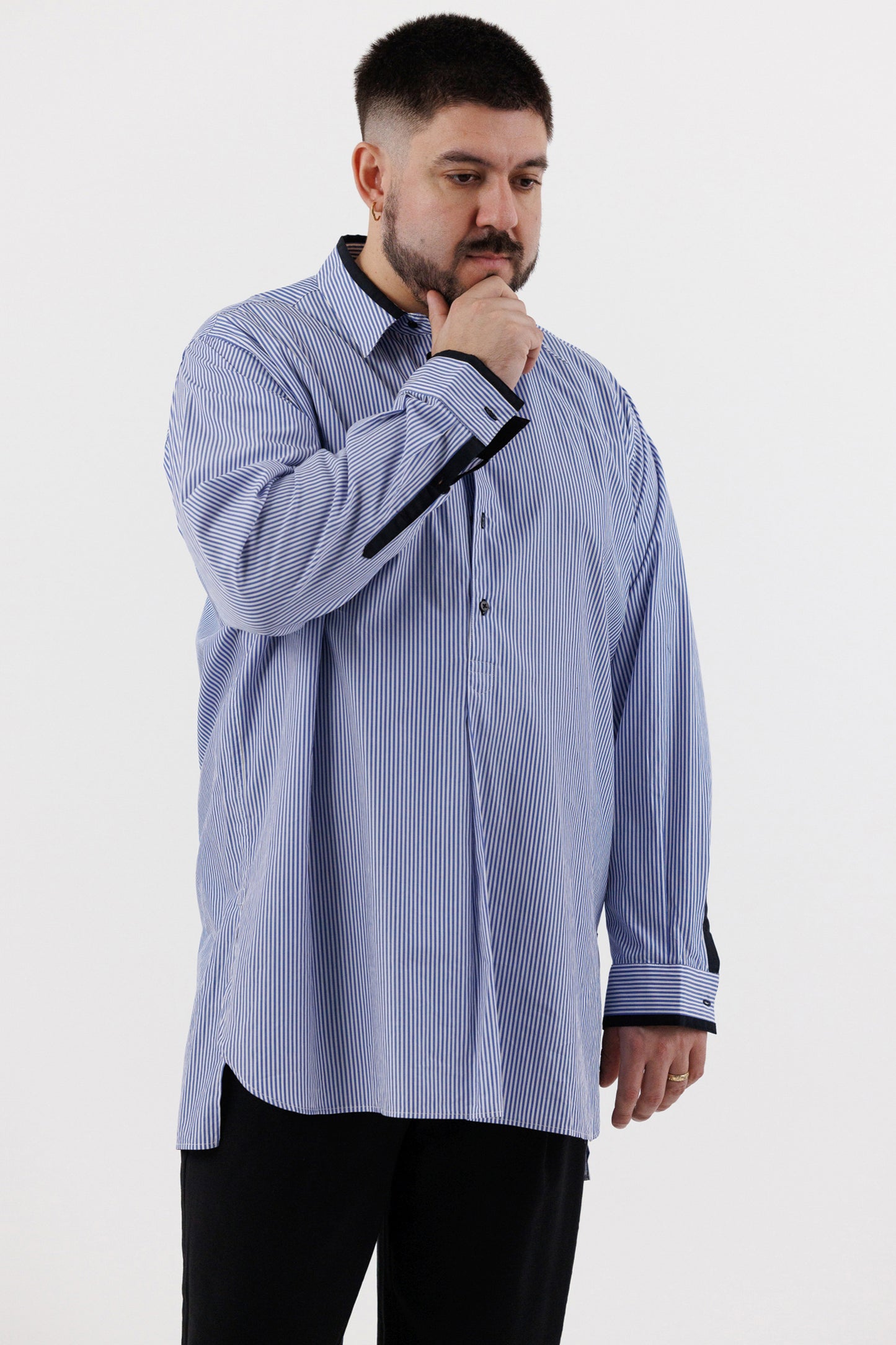 COLLARED TUNIC SHIRT