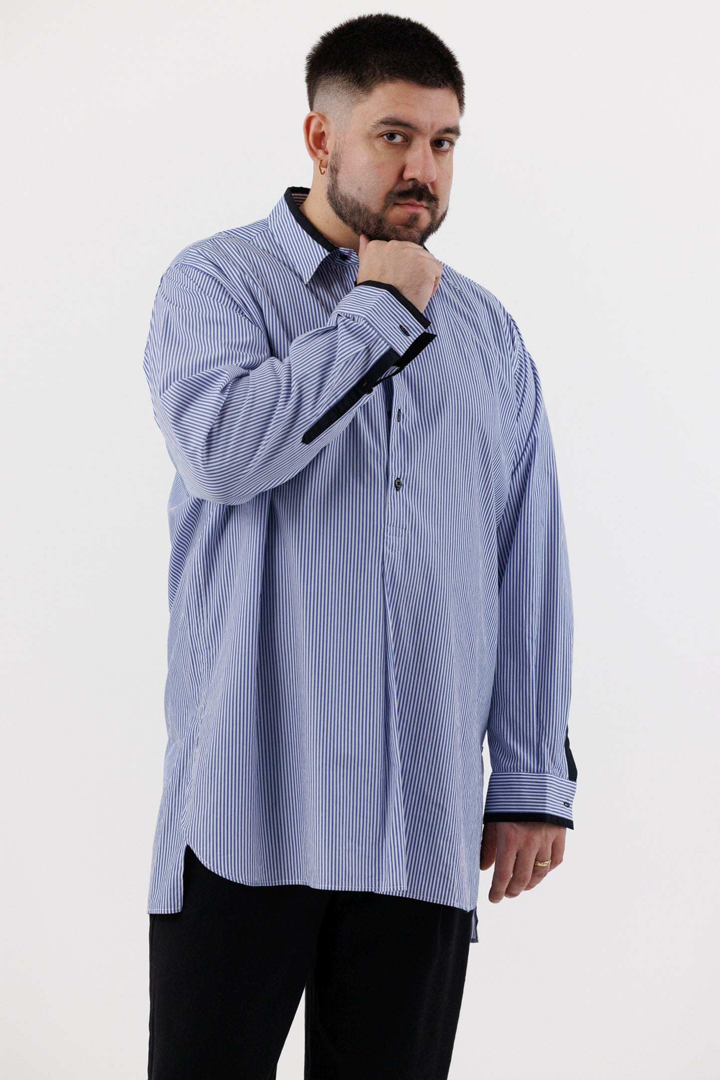 COLLARED TUNIC SHIRT