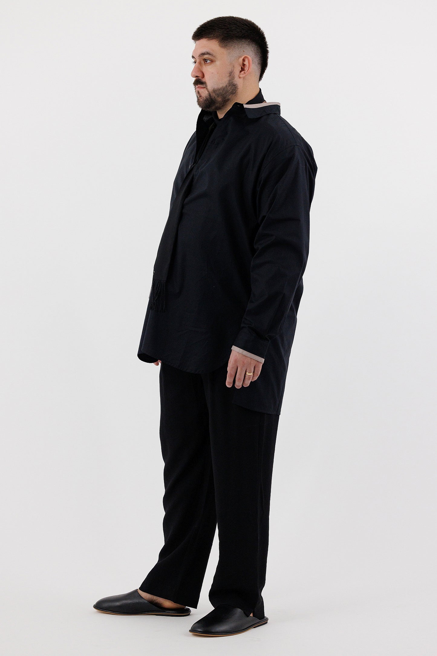 COLLARED TUNIC SHIRT