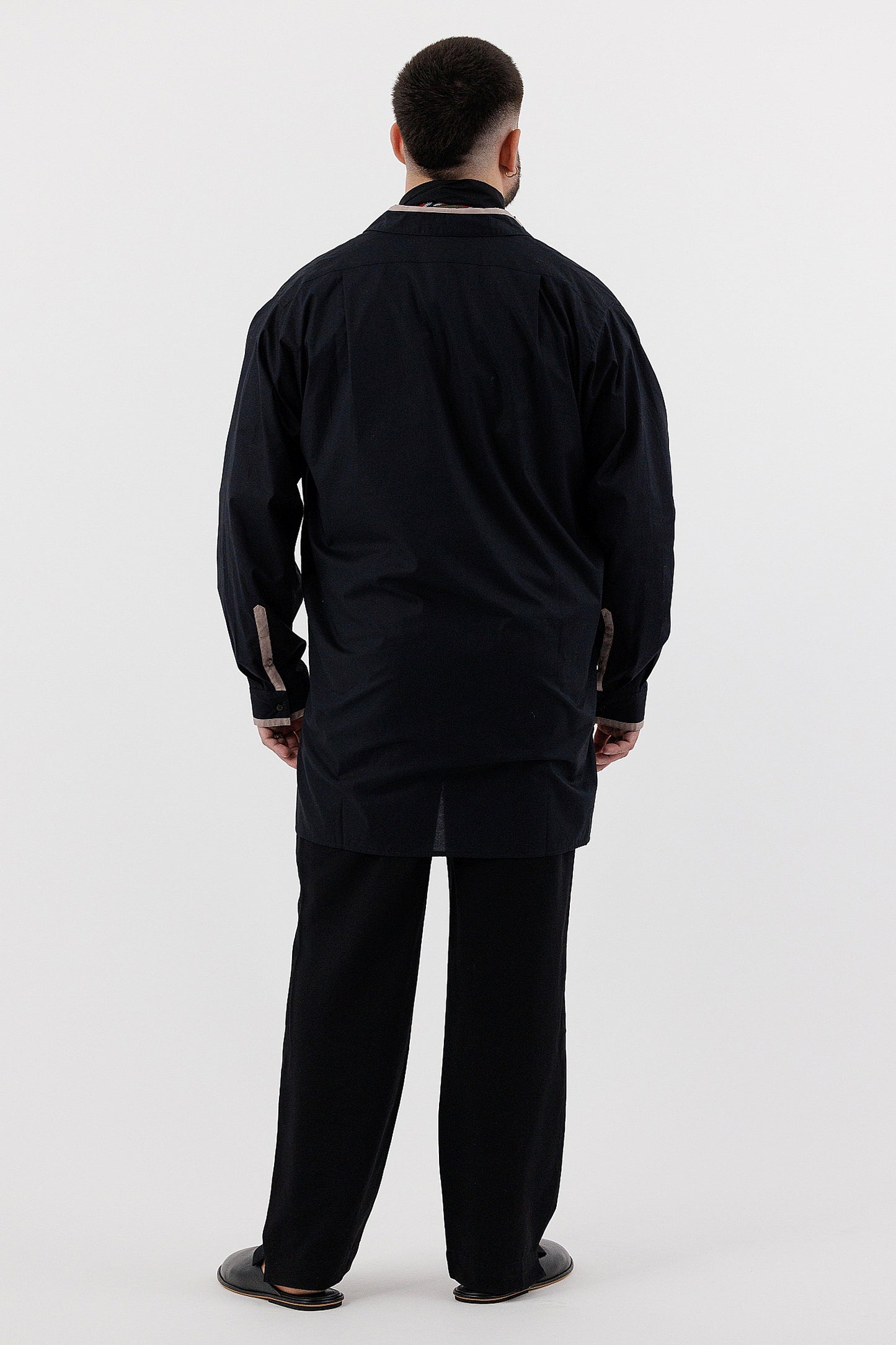 COLLARED TUNIC SHIRT