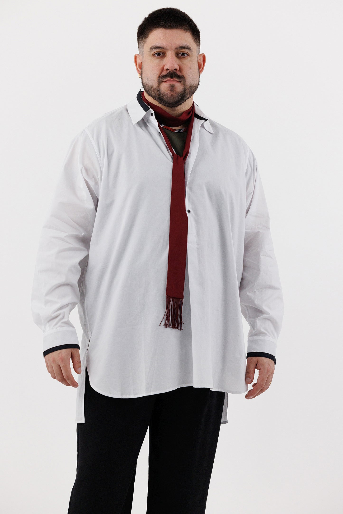 COLLARED TUNIC SHIRT