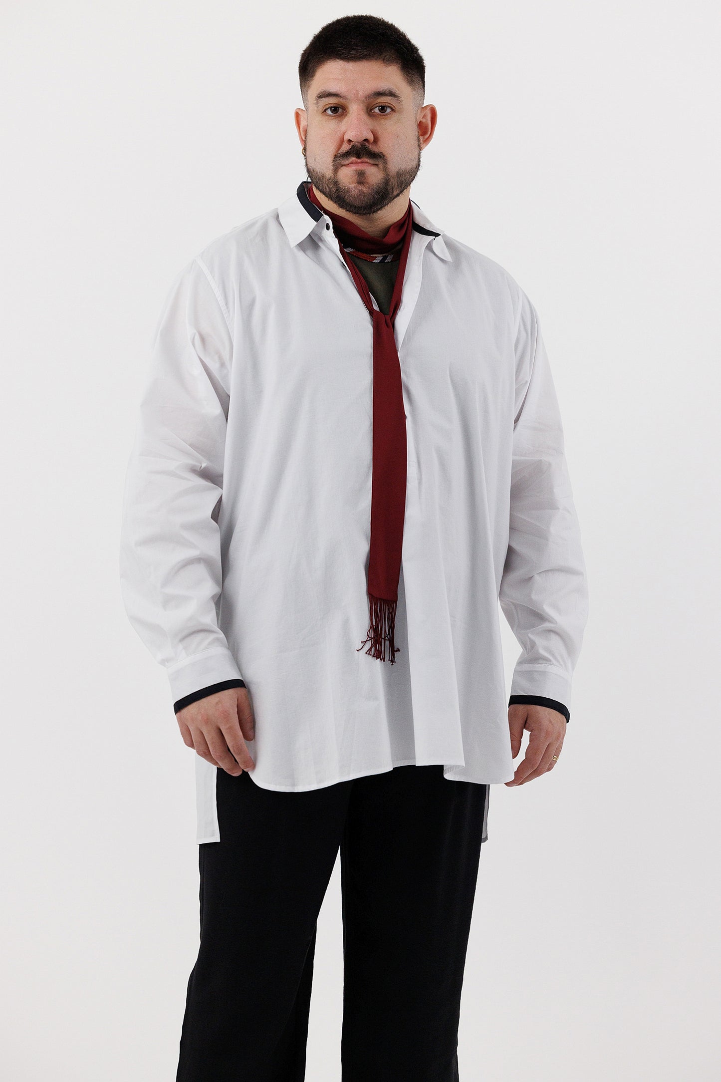 COLLARED TUNIC SHIRT