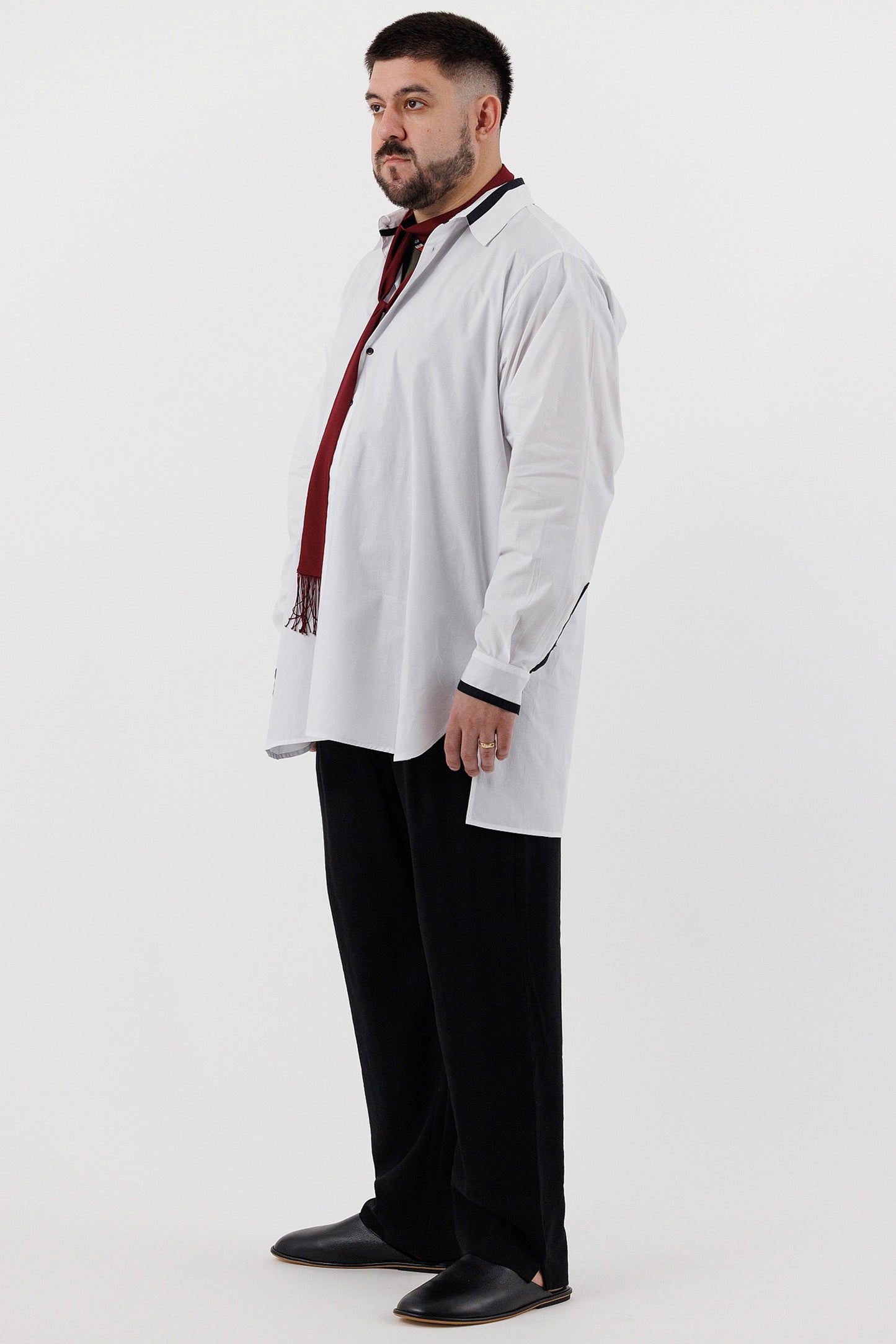 COLLARED TUNIC SHIRT