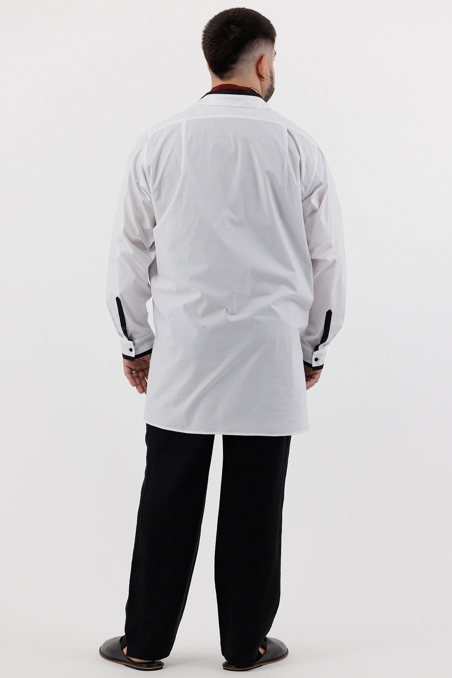 COLLARED TUNIC SHIRT