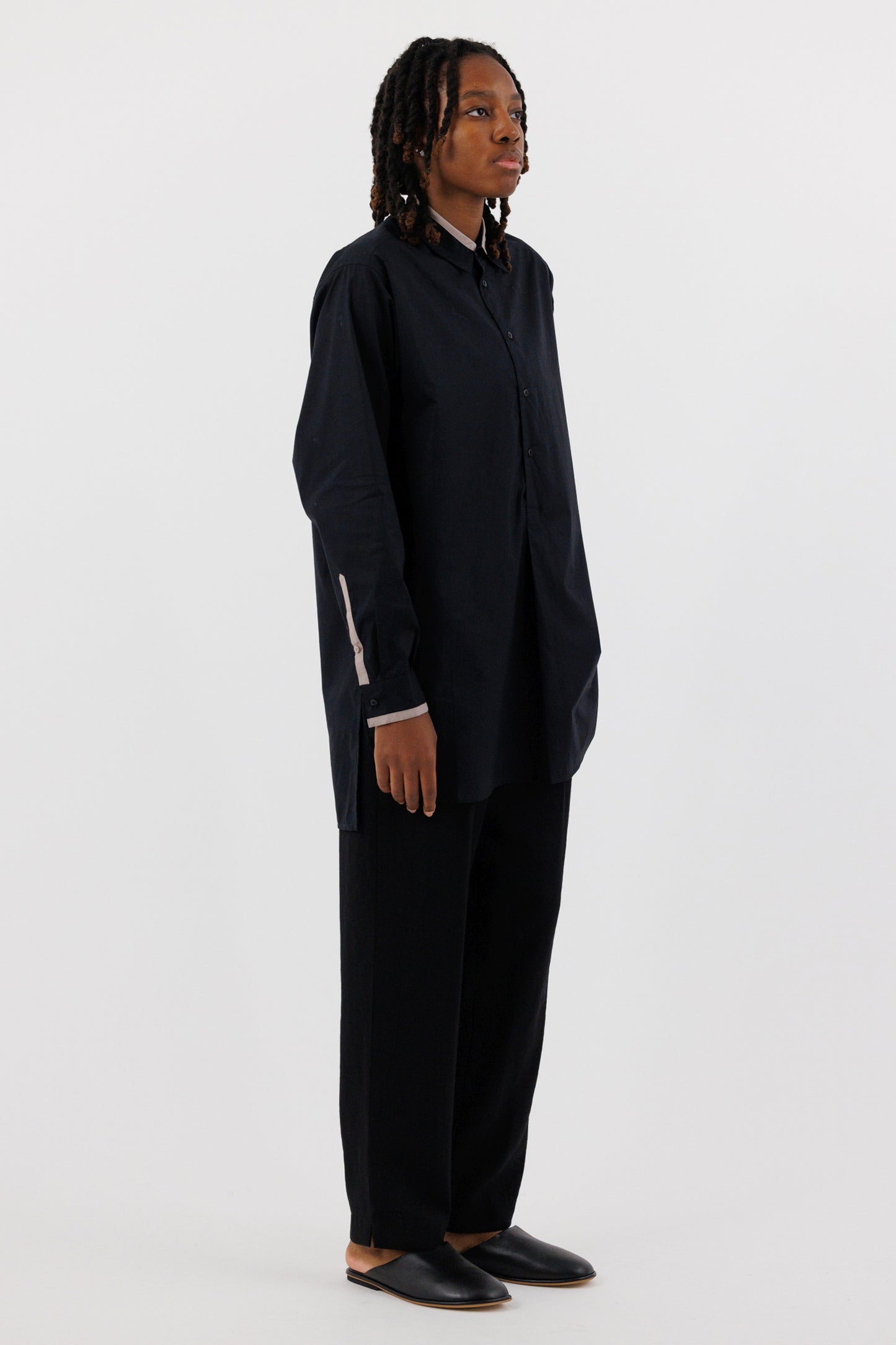 COLLARED TUNIC SHIRT