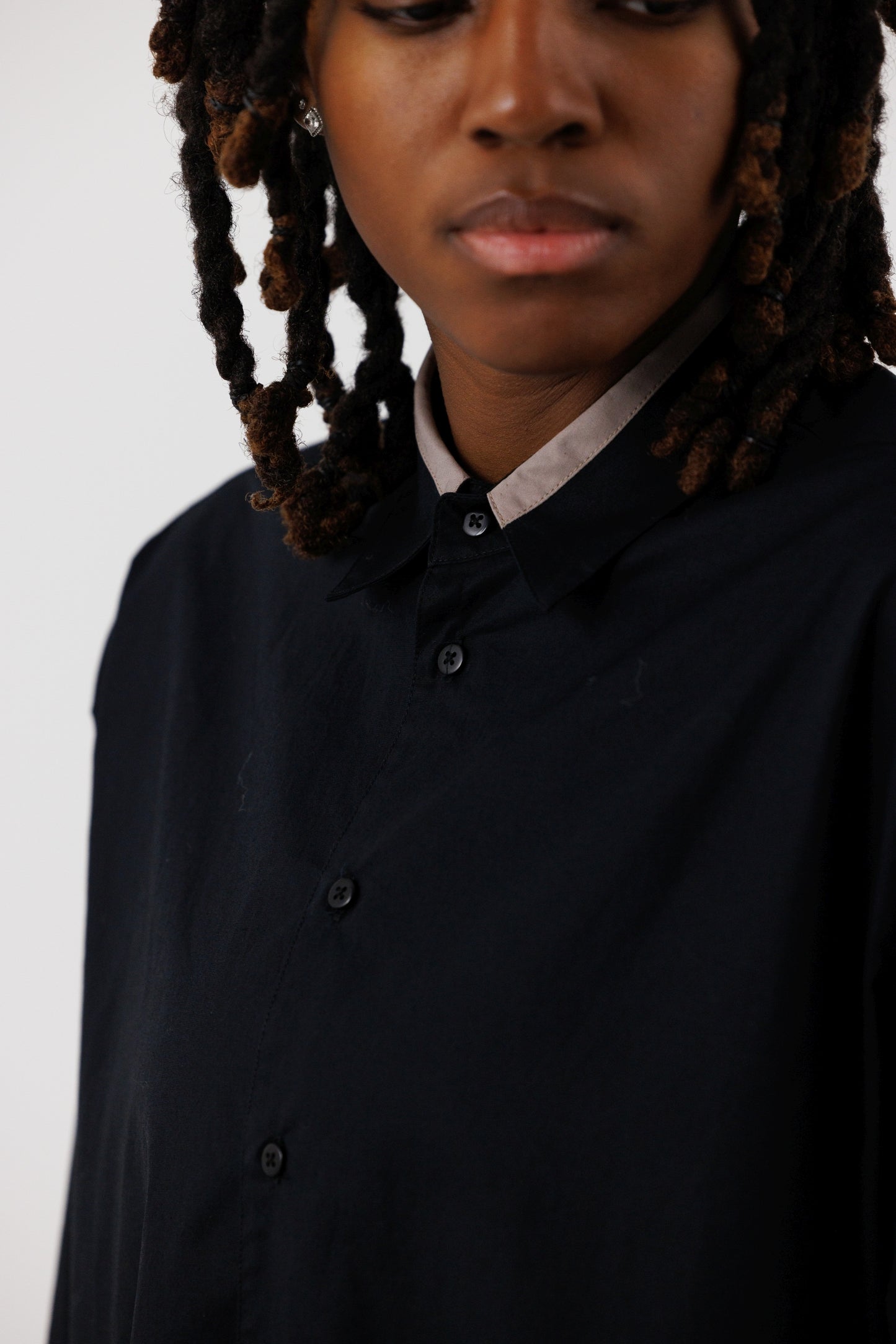 COLLARED TUNIC SHIRT