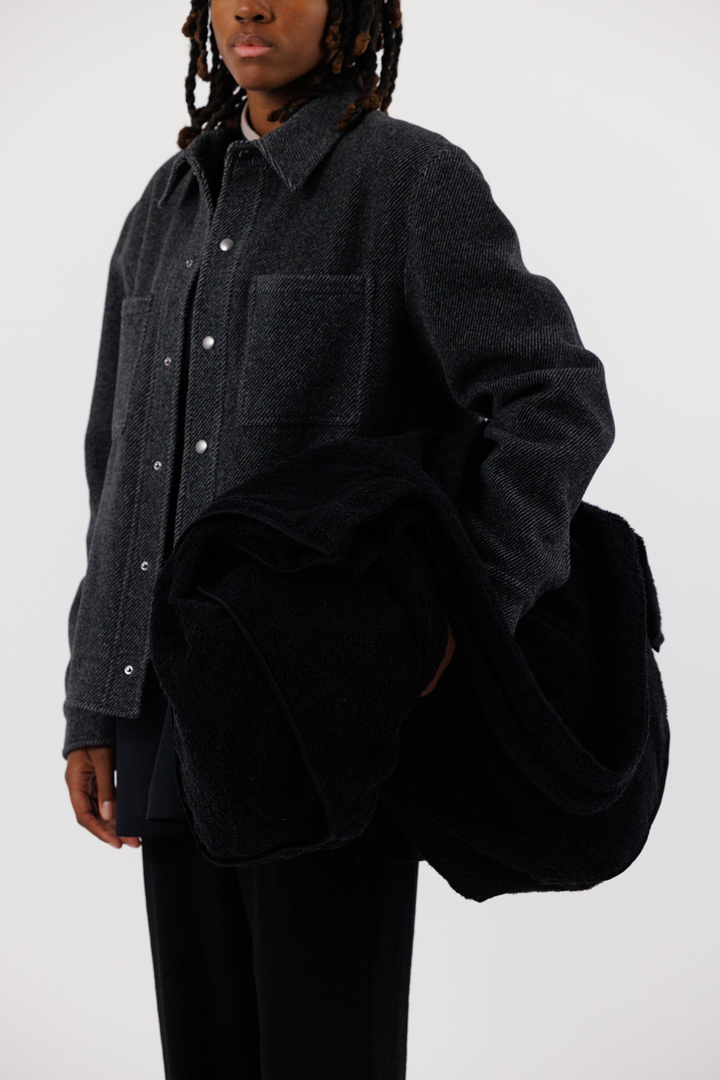 OVERSIZED TERRY TOTE