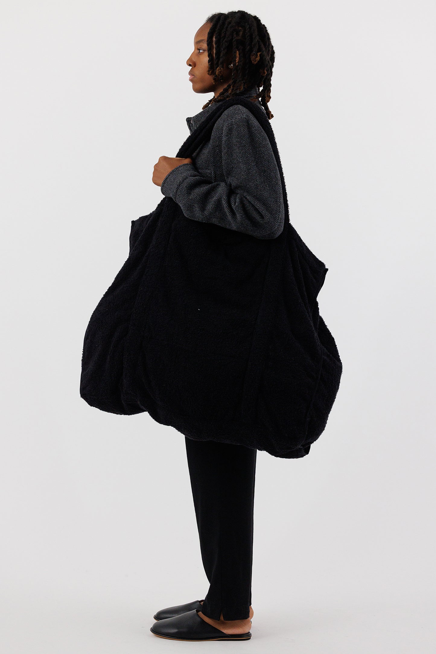 OVERSIZED TERRY TOTE