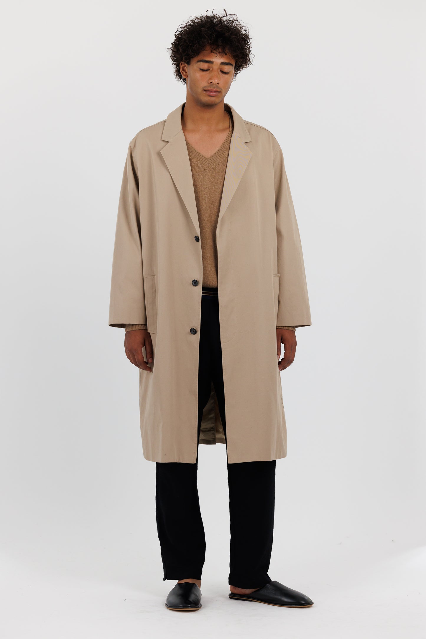 OVERSIZED COAT w 2 BELTS