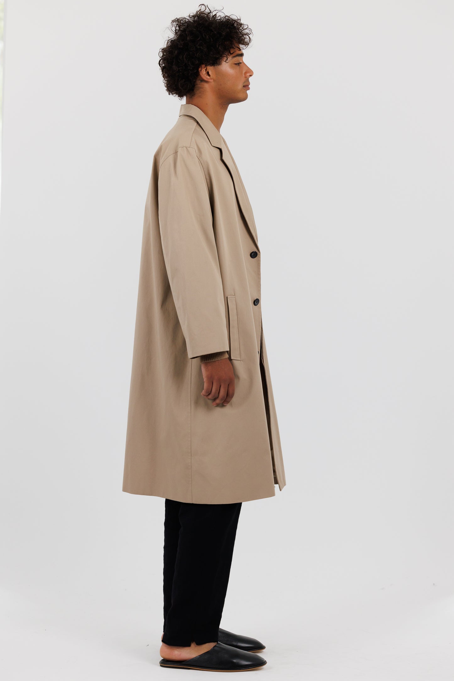 OVERSIZED COAT w 2 BELTS