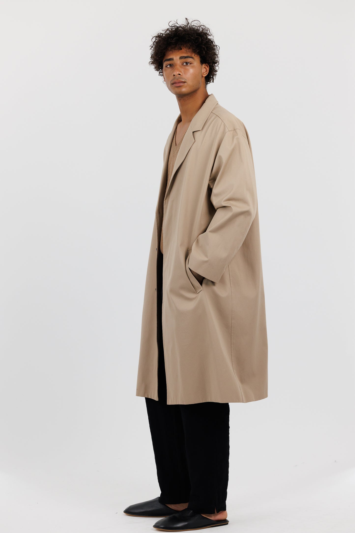 OVERSIZED COAT w 2 BELTS
