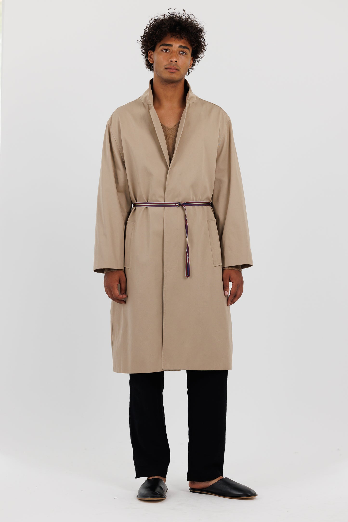 OVERSIZED COAT w 2 BELTS