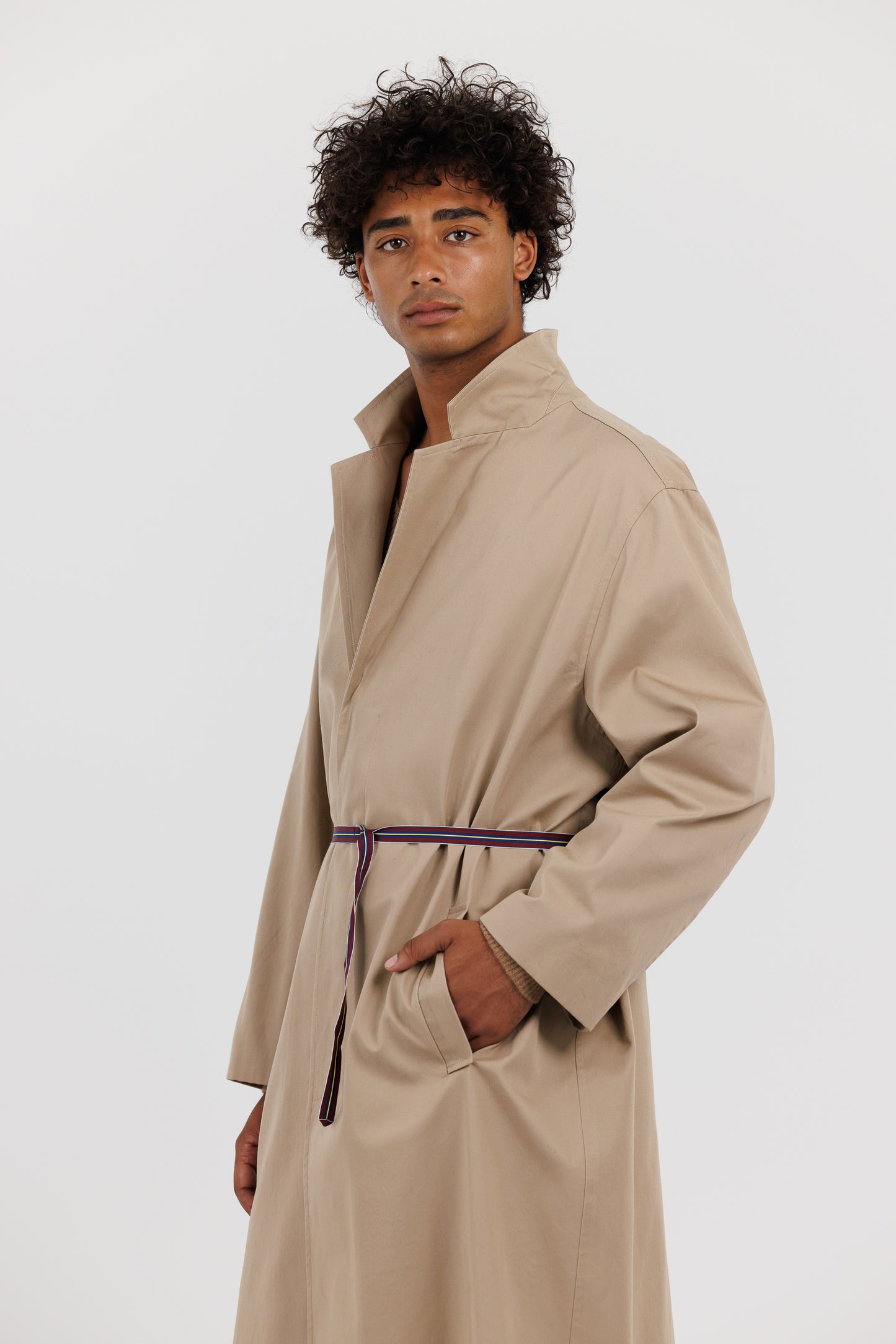 OVERSIZED COAT w 2 BELTS