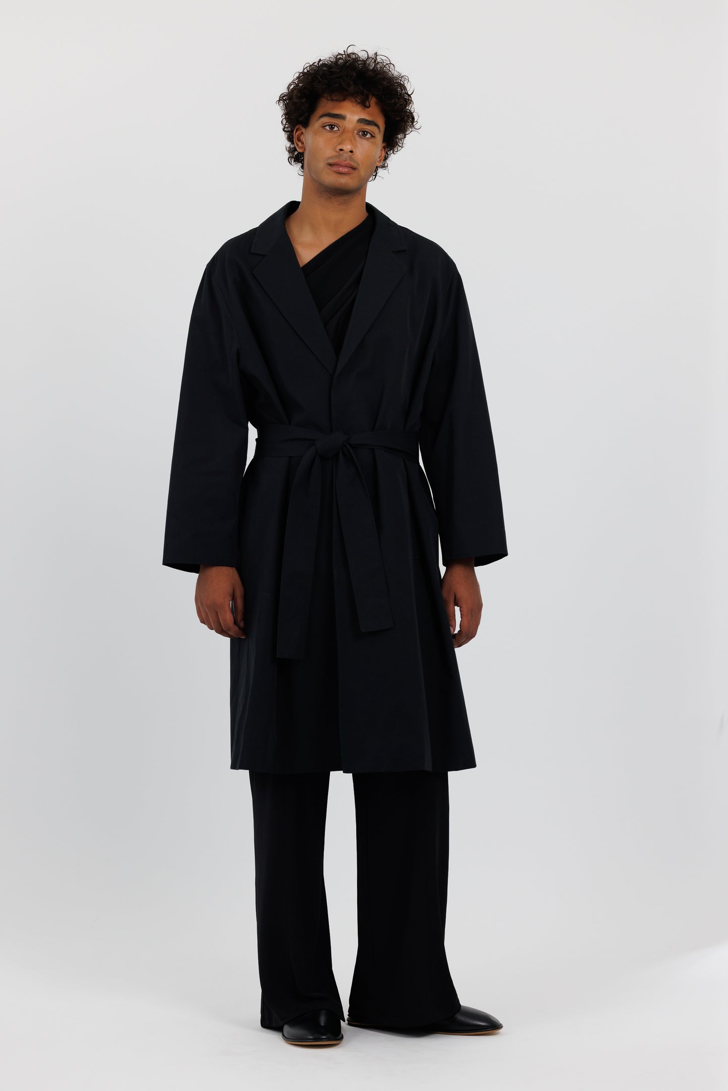 OVERSIZED COAT w 2 BELTS