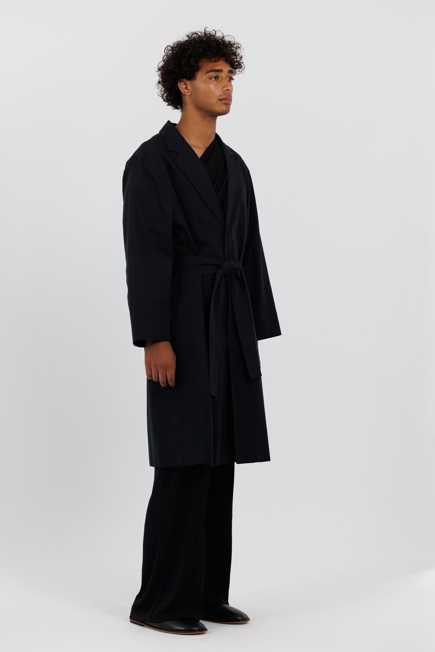 OVERSIZED COAT w 2 BELTS