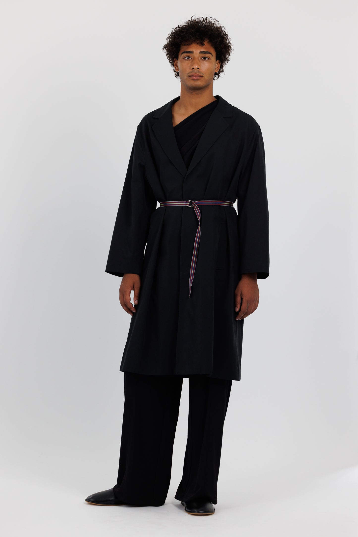 OVERSIZED COAT w 2 BELTS