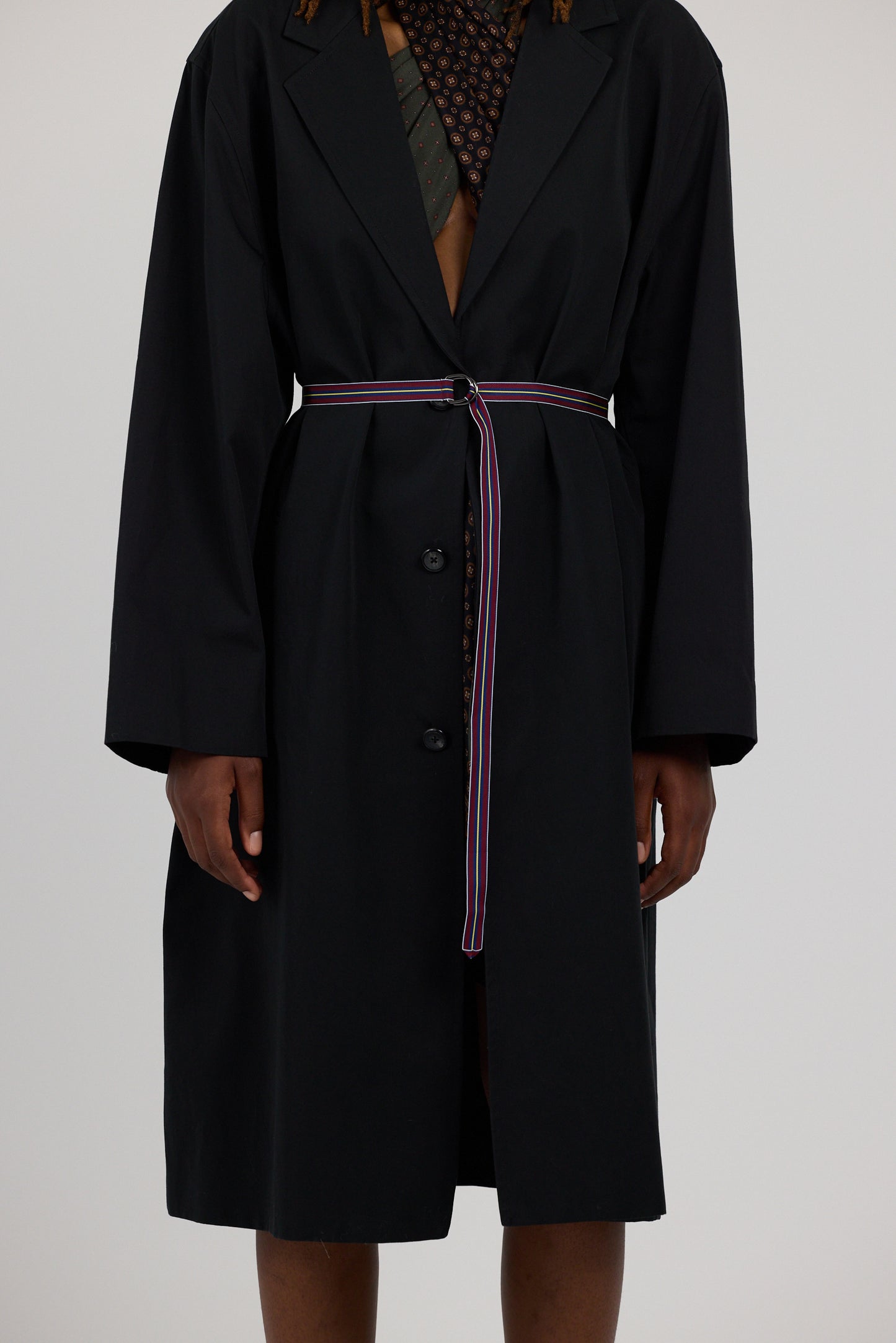 OVERSIZED COAT w 2 BELTS