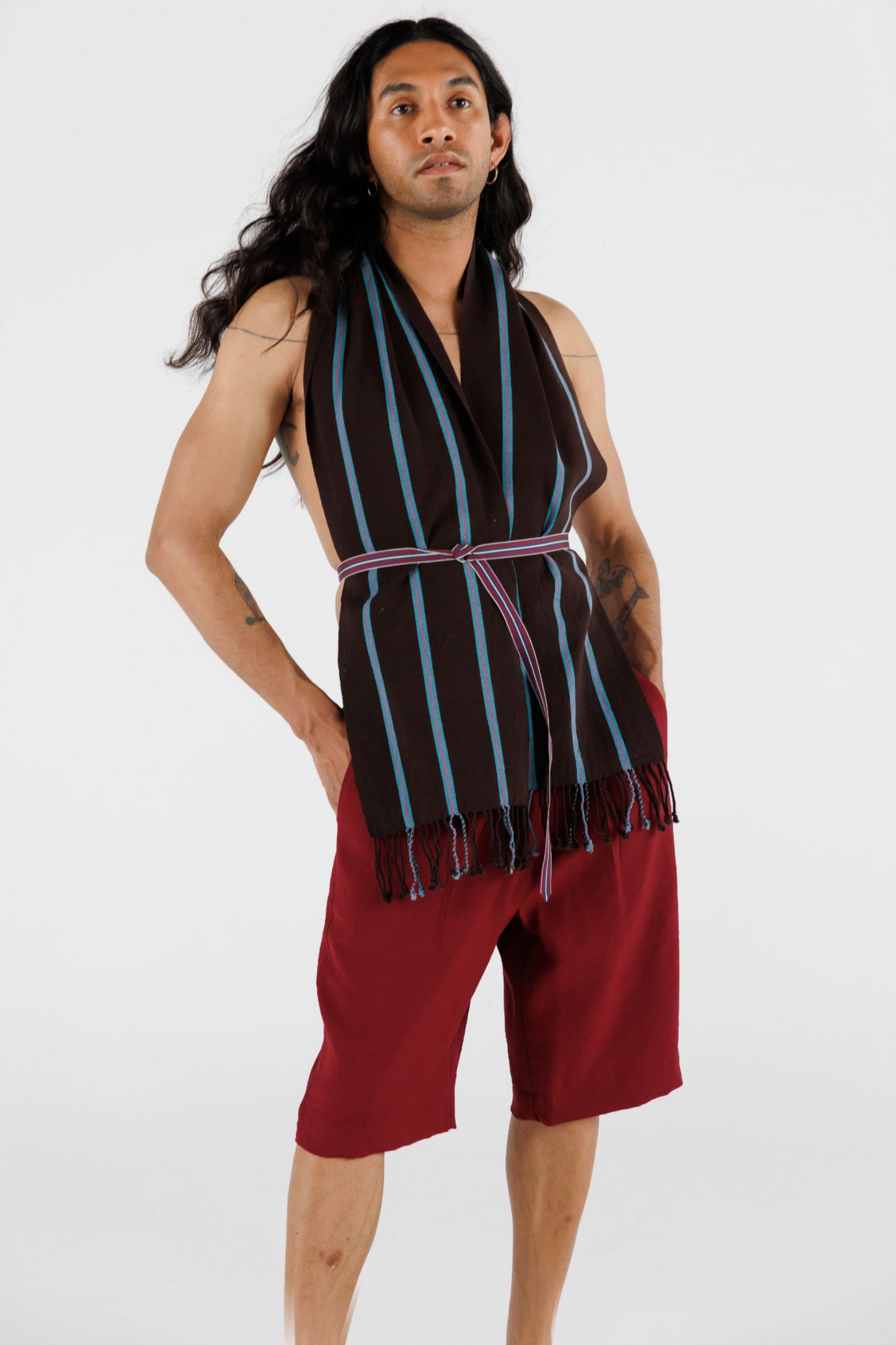 Handloom Scarf Top