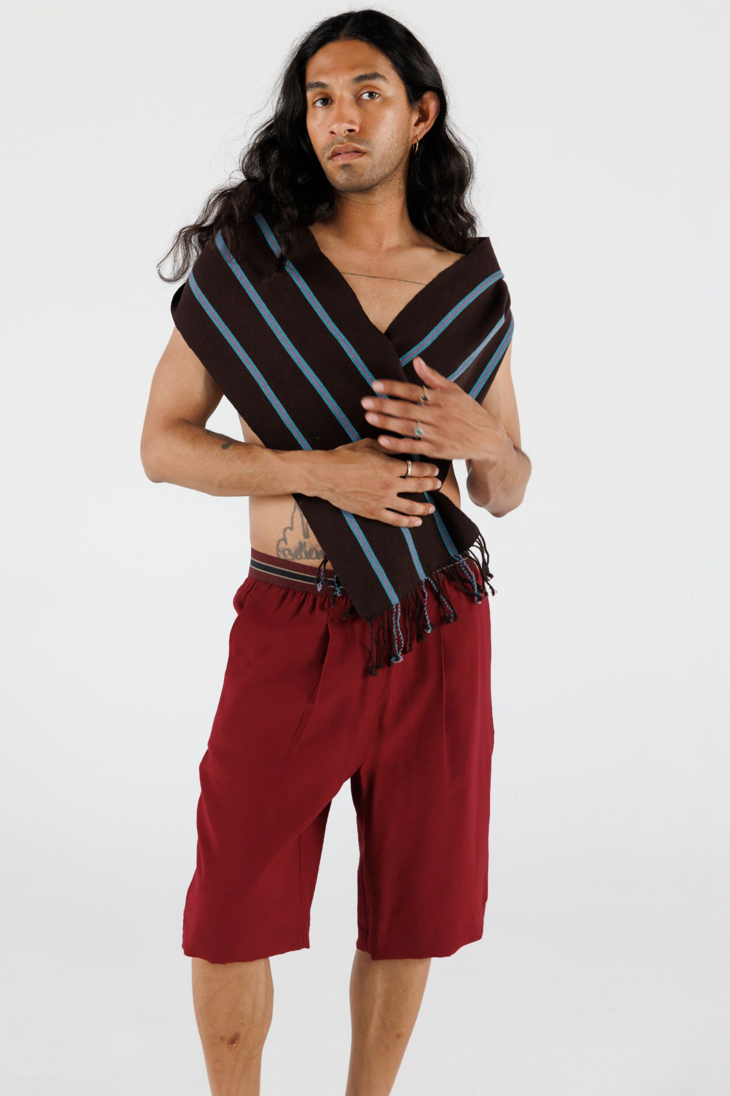 Handloom Scarf Top