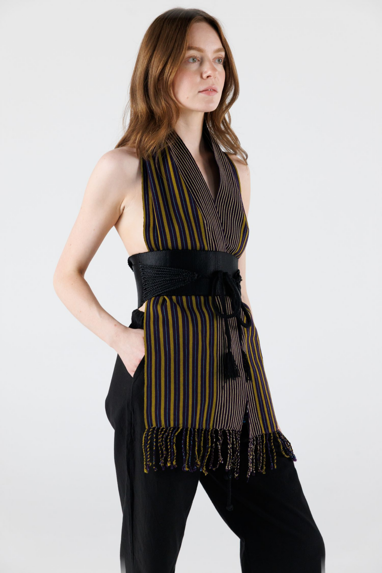 Handloom Scarf Top
