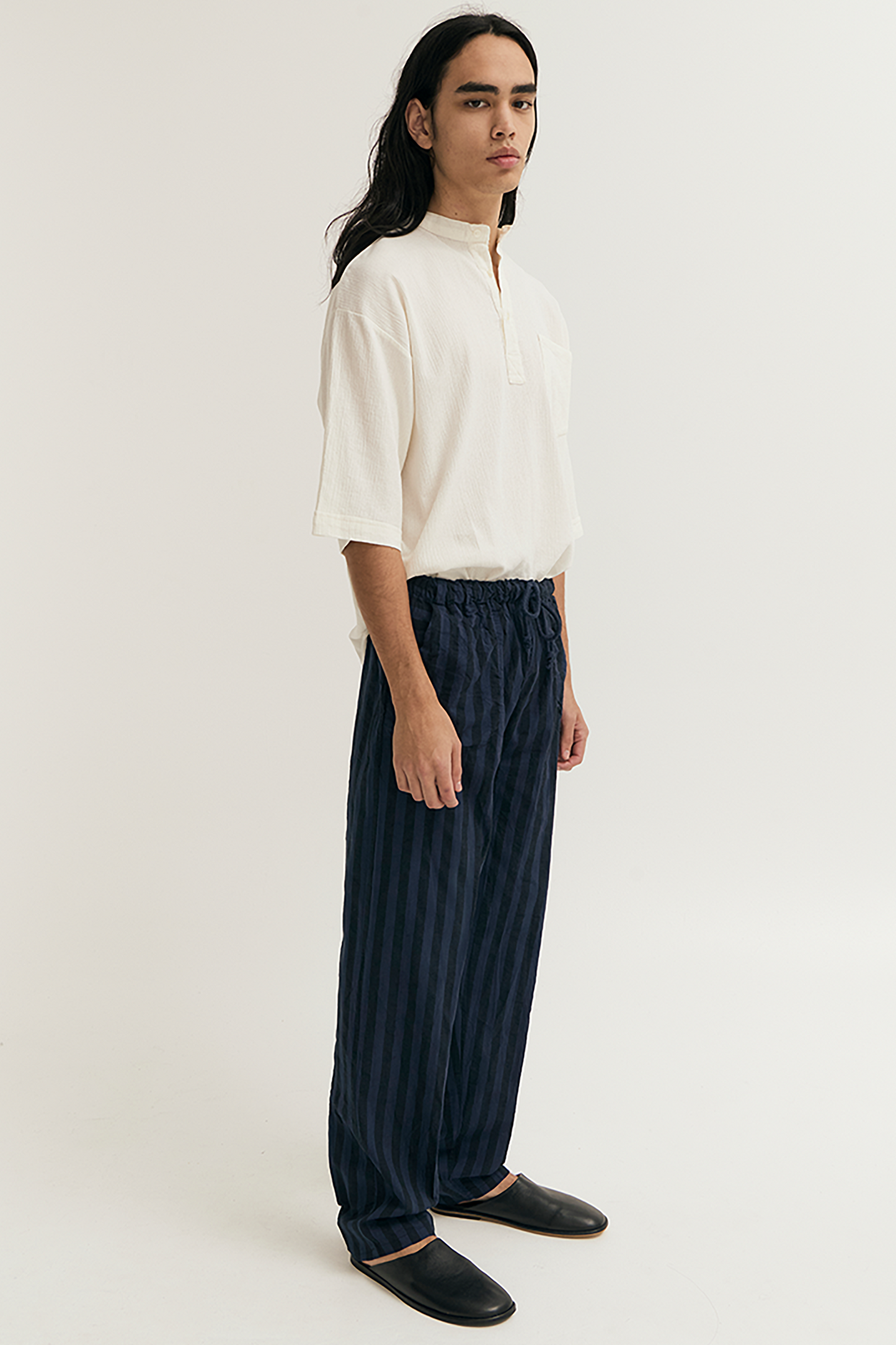 STRIPED DRAWSTRING PANT