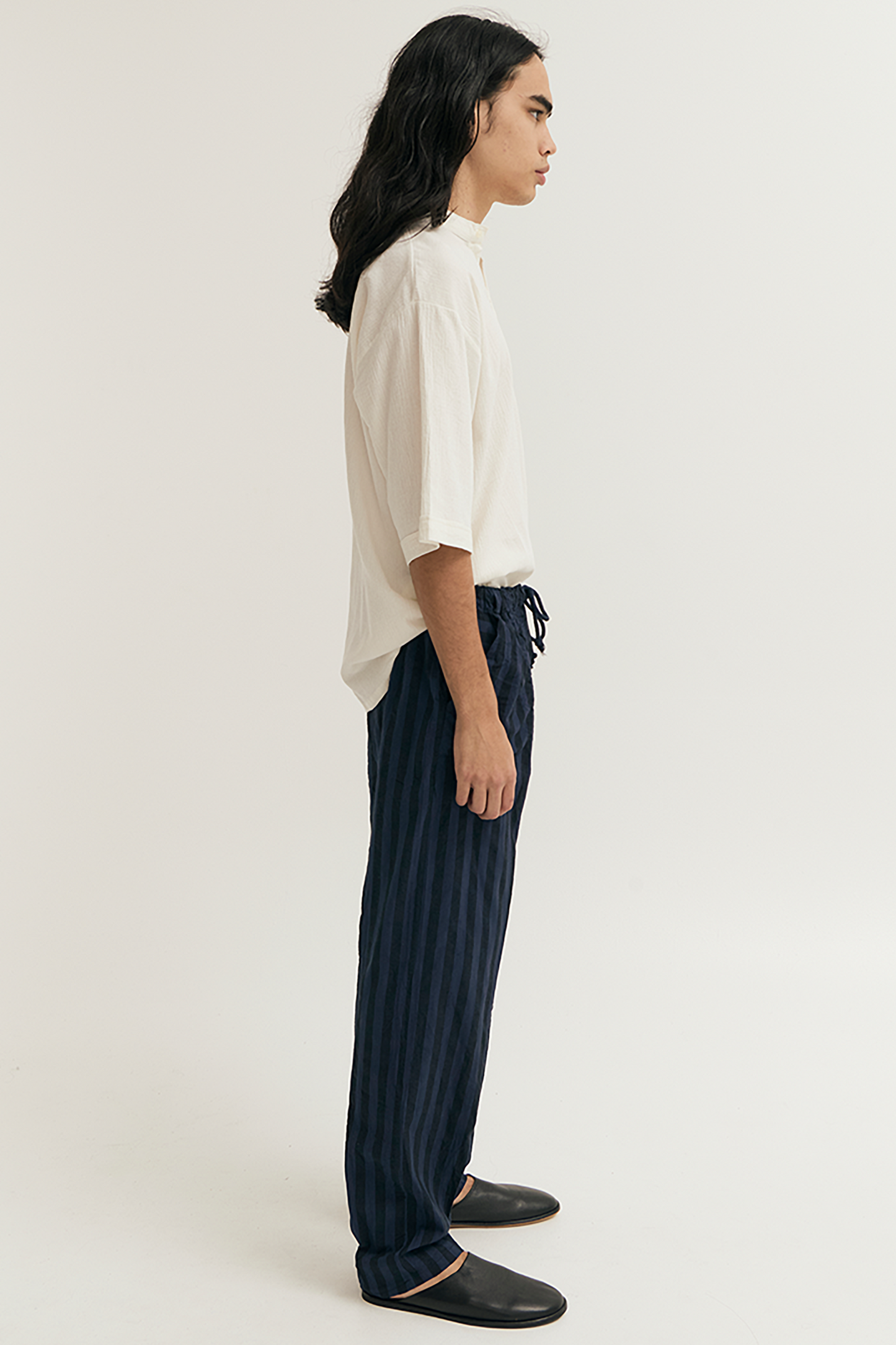 STRIPED DRAWSTRING PANT